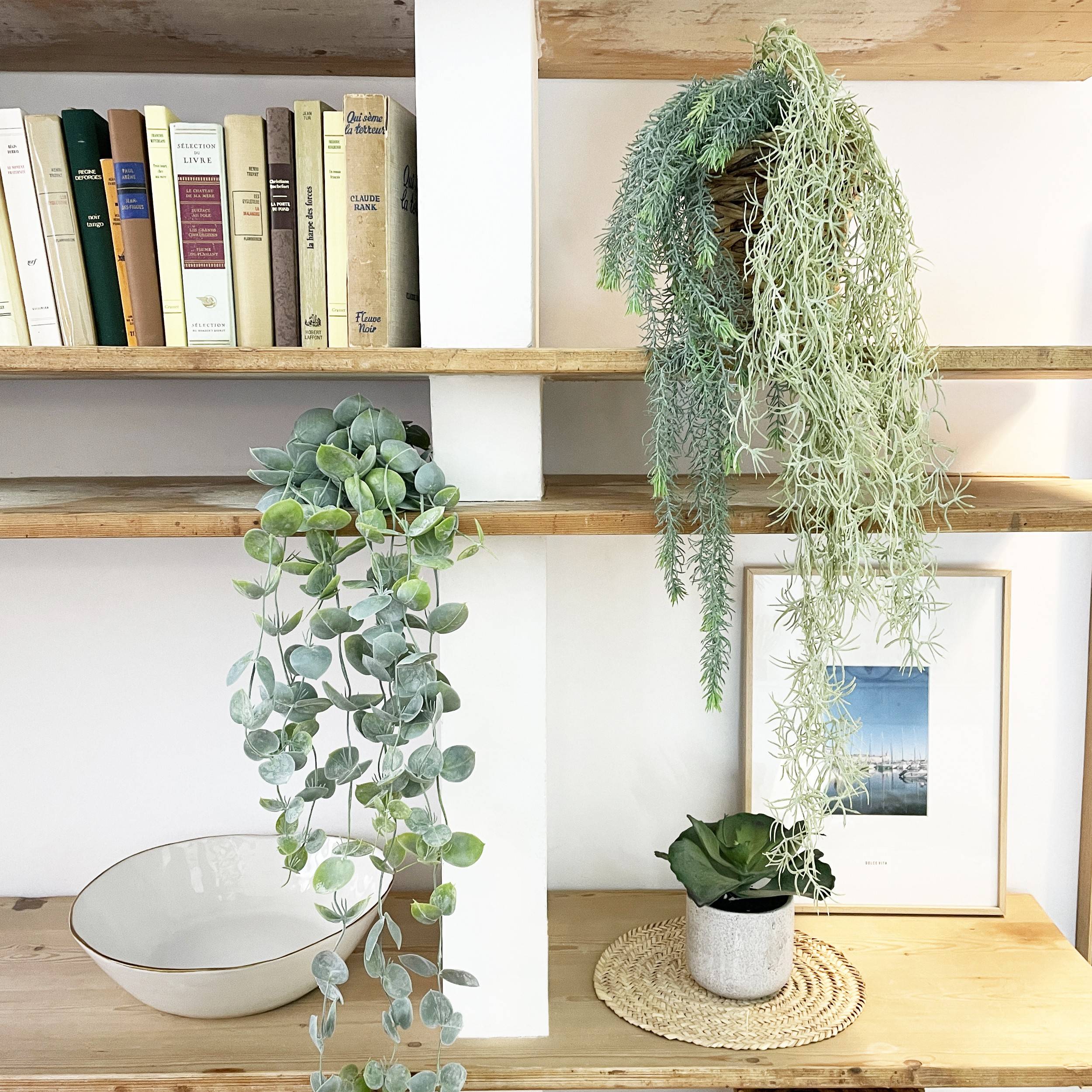 Ligne Deco - Chute plante artificielle 85cm lot de 2 - Image 3