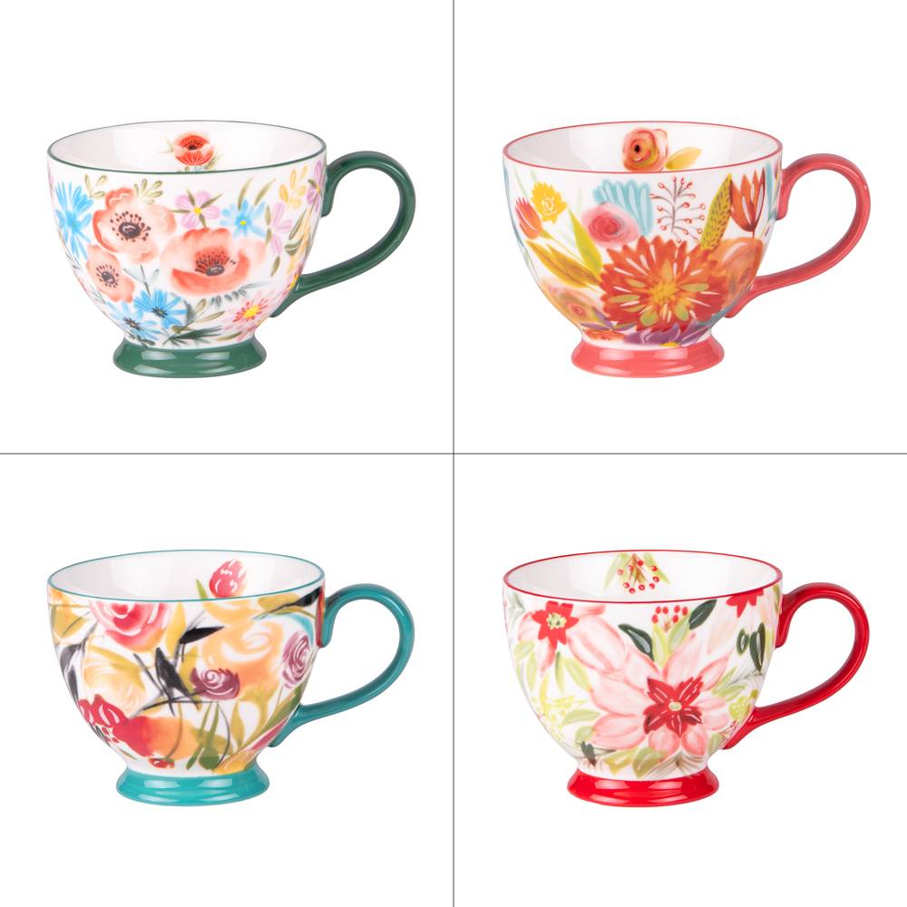Tasse Jumbo Ivy 45 cl (lot de 4) - Imagen 1