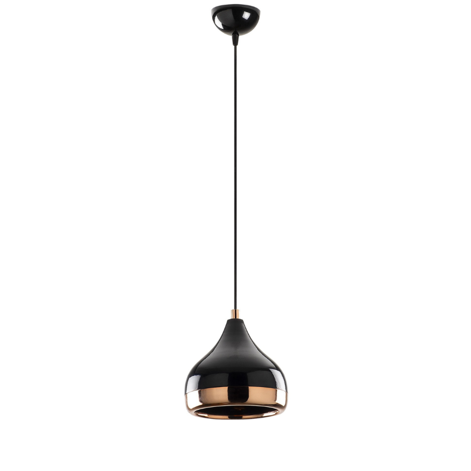 Concept Usine - Suspension filaire noire et cuivrée MAYA