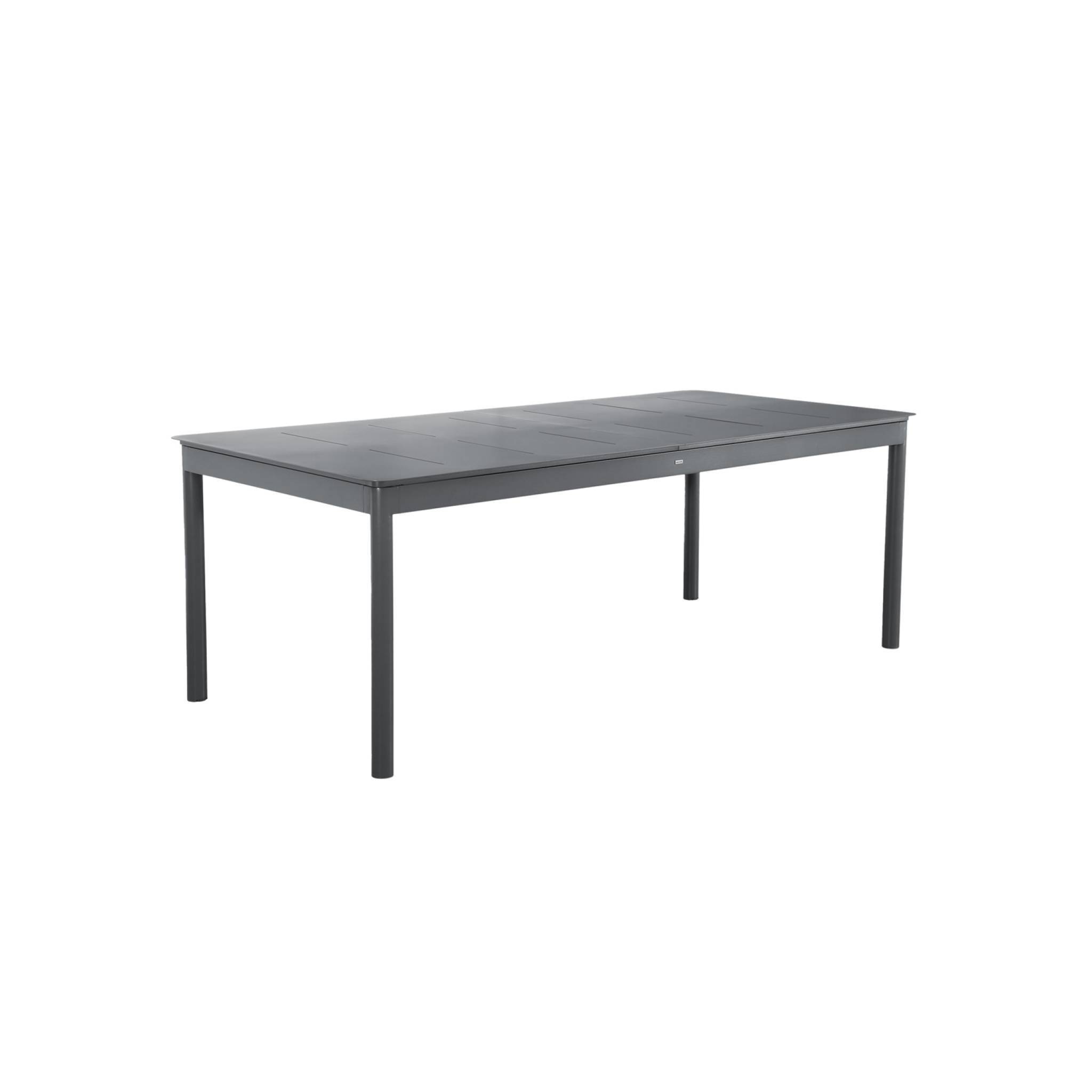 sweeek - Table de jardin CHARLESTON extensible aluminium anthracite. 8 places. 210/300 x 100 x 75.5 cm | sweeek - Image 3