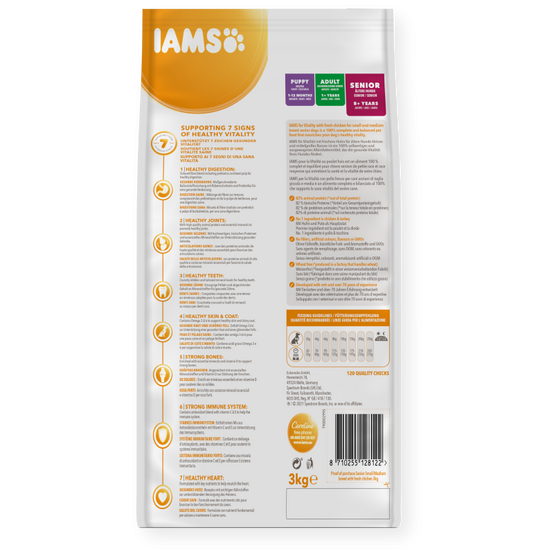 Croquettes chien senior S/M - IAMS for Vitality 12 kg - Image 2