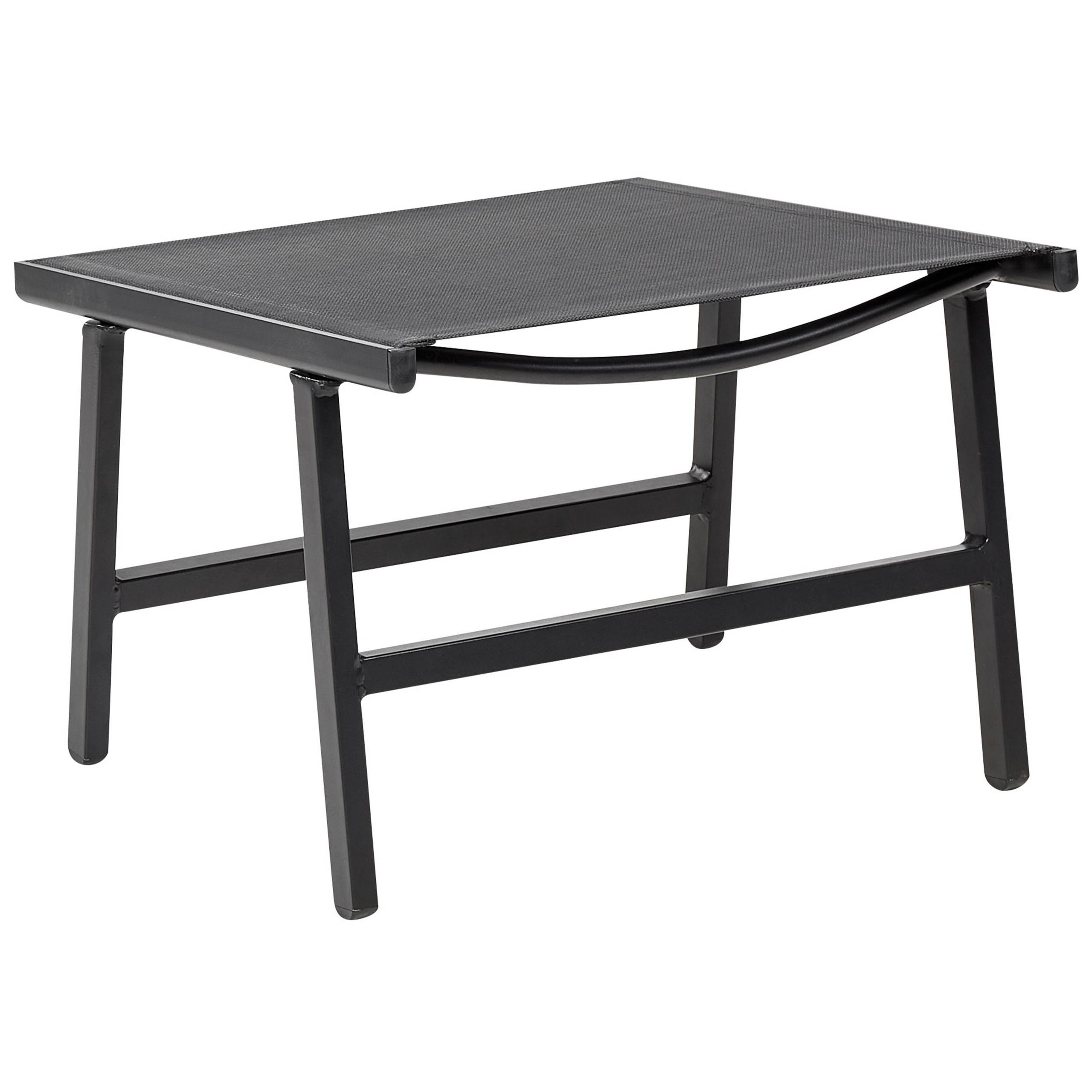 Beliani - Chaise de jardin Revêtement textile Noir MARCEDDI - Beliani - Imagen 8
