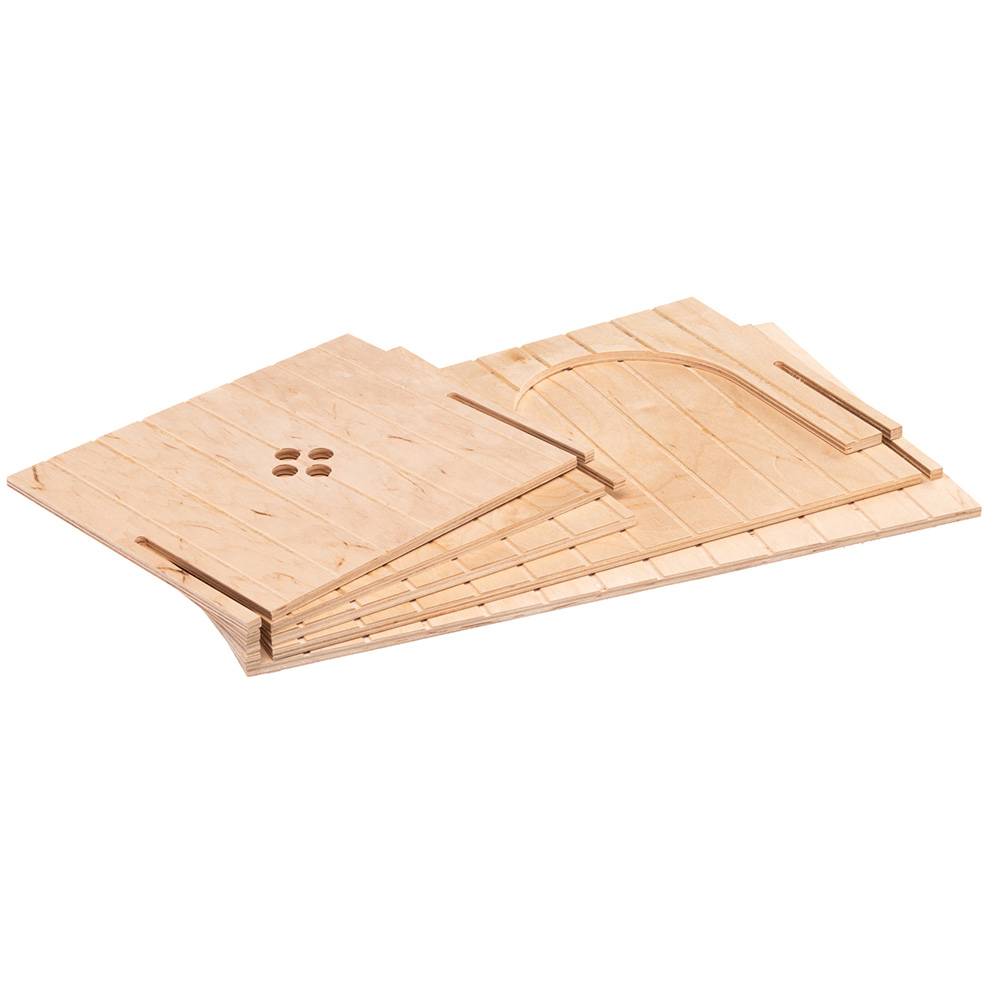 Ferplast - Ferplast Maison Lapin, Accessoire pour Cage Lapin, avec Toit Plat et Trous d'Aération, en Kit de Montage, 52 x 31 x h 26 cm, SIN MAXI Niche Maison en - Imagen 9