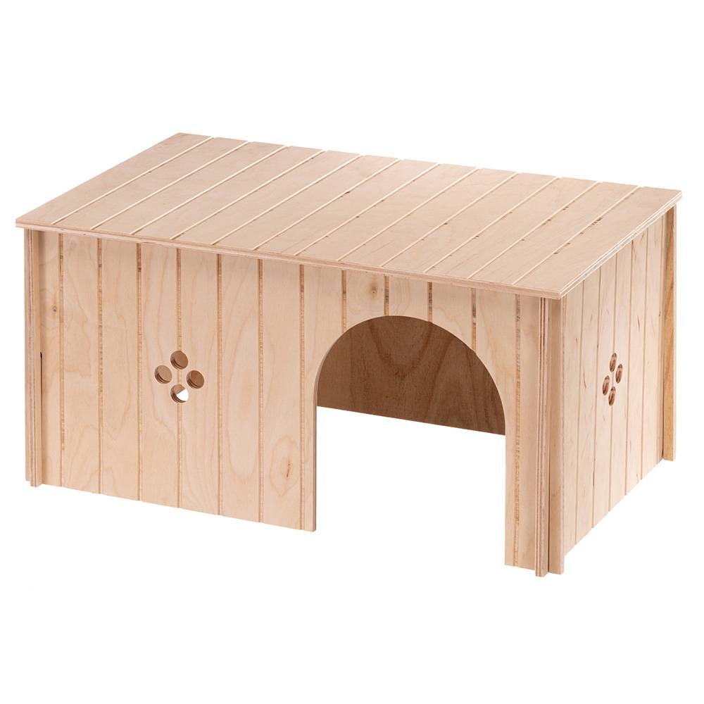 Ferplast - Ferplast Maison Lapin, Accessoire pour Cage Lapin, avec Toit Plat et Trous d'Aération, en Kit de Montage, 52 x 31 x h 26 cm, SIN MAXI Niche Maison en - Imagen 1