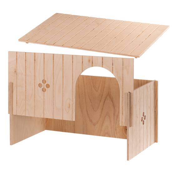 Ferplast - Ferplast Maison Lapin, Accessoire pour Cage Lapin, avec Toit Plat et Trous d'Aération, en Kit de Montage, 52 x 31 x h 26 cm, SIN MAXI Niche Maison en - Imagen 8