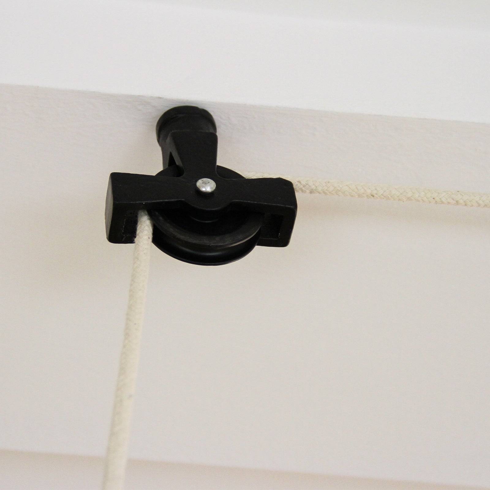Monstershop - Etendoir à Linge Suspendu  - Noir - 2m - Imagen 4