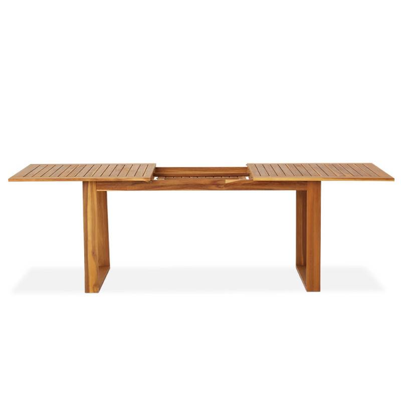 Table salon de jardin Levata - BOCARNEA - Bois Acacia - Table extensible papillon - 180/240 cm - Pour 8 personnes - Imagen 4