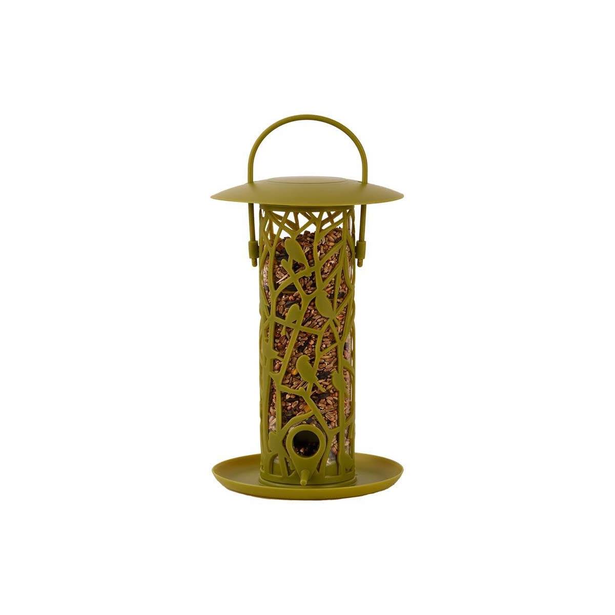Esschert Design - Mangeoire silo pour oiseaux Chiffchaff Pour graines + plateau + perchoir - Imagen 1