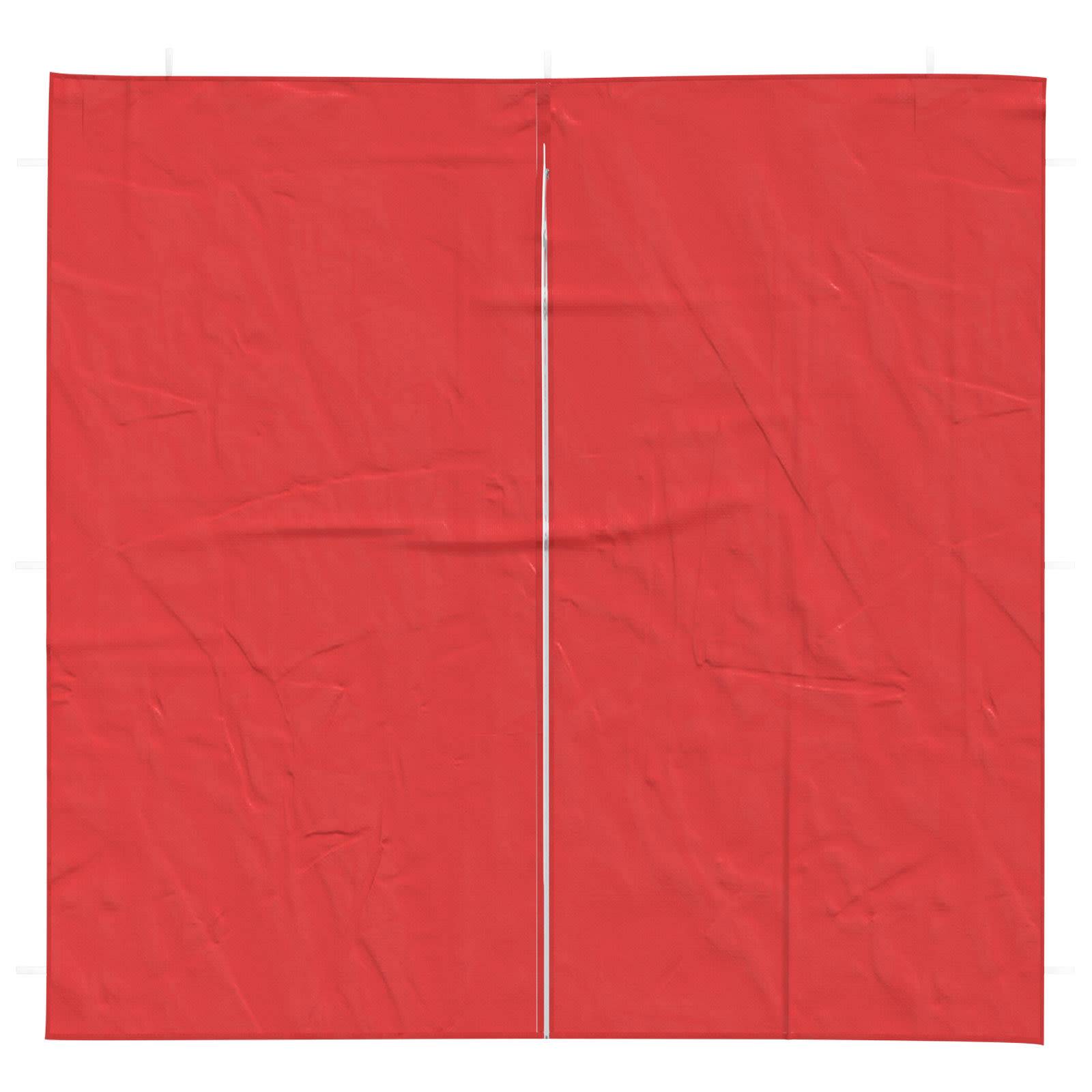 Mur de tente de fête PE et acier rouge 200 x 195 cm - PANGIVO - Image 3