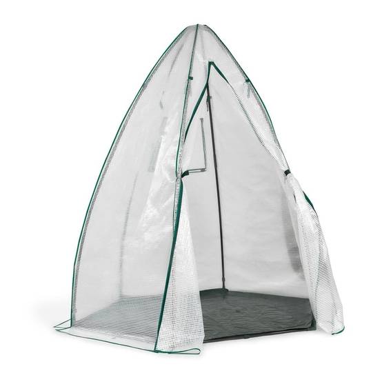 Serre quatre saisons forme dôme "tipi" Ø 140 x H. 160 Transparent - Image 2