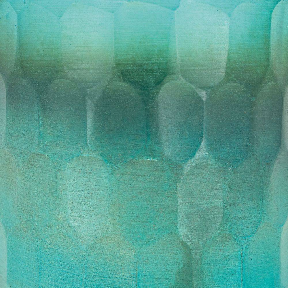Aubry Gaspard - Photophore en verre mosaique turquoise Aubry Gaspard - Imagen 4