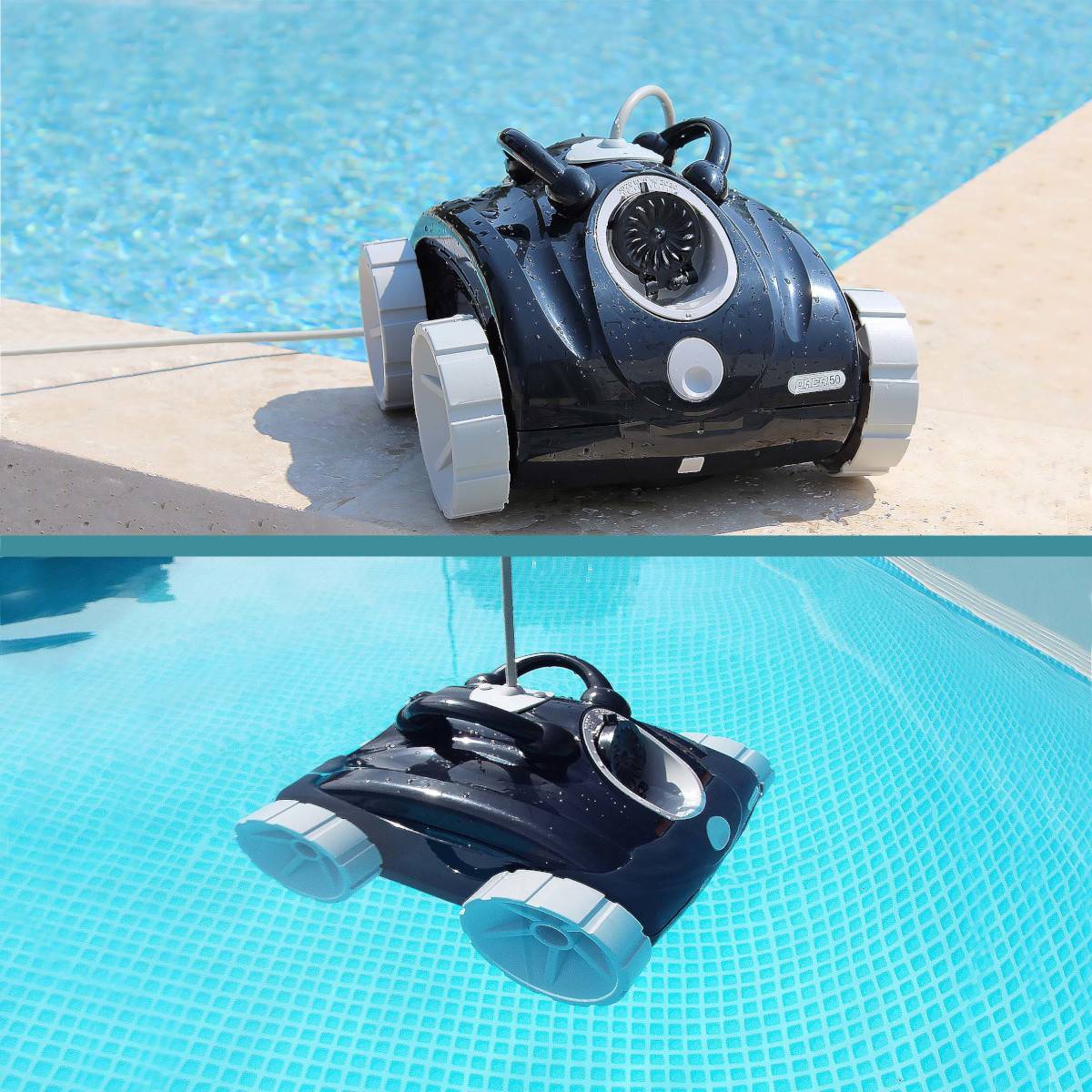 Robot de piscine electrique - robot nettoyeur fond - autonome - compatible tout revêtement 106490 Orca - Imagen 6