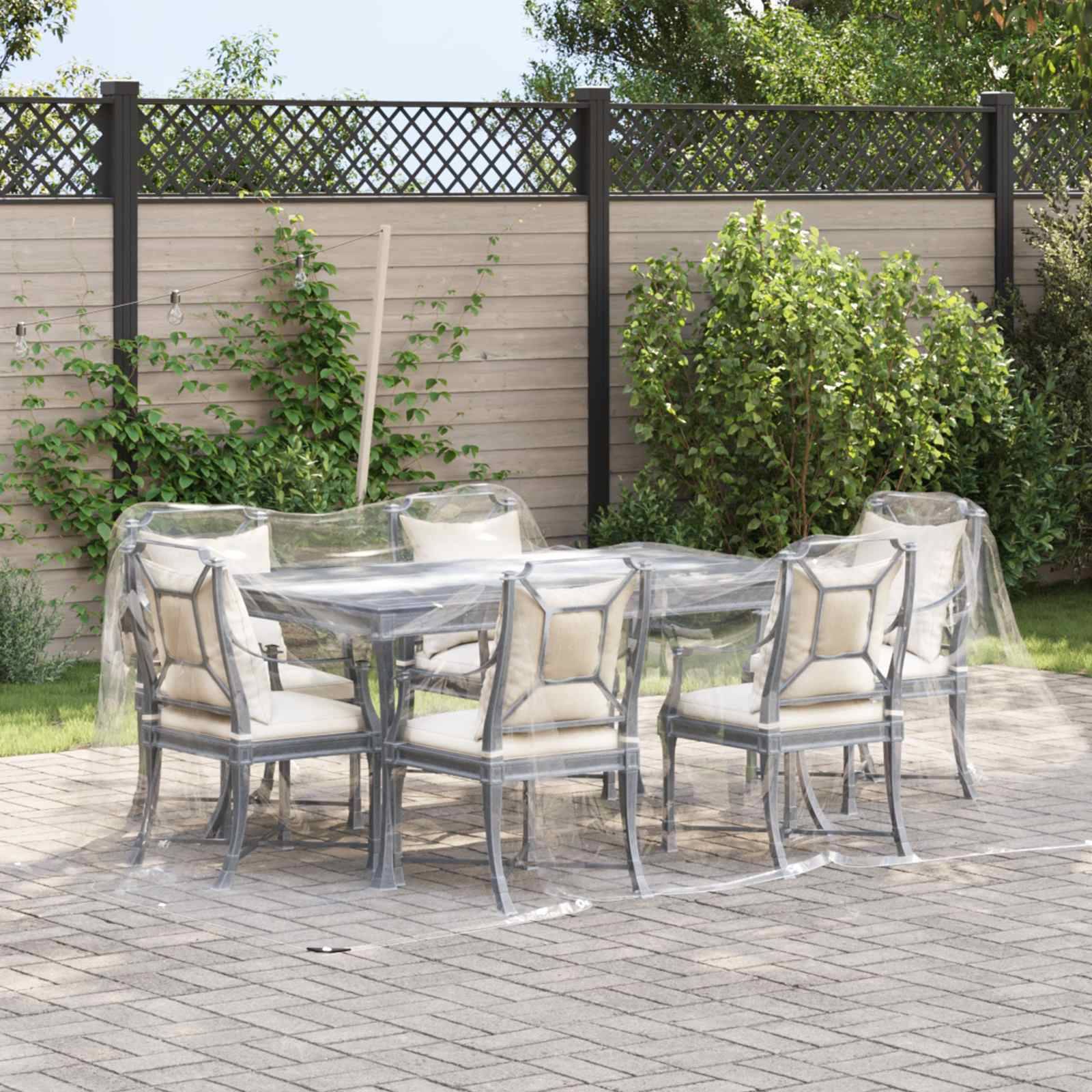 ComfortXL - Bâche protection plantes transparente PVC jardin imperméable 2x12m - ComfortXL Outdoor Living - Image 1