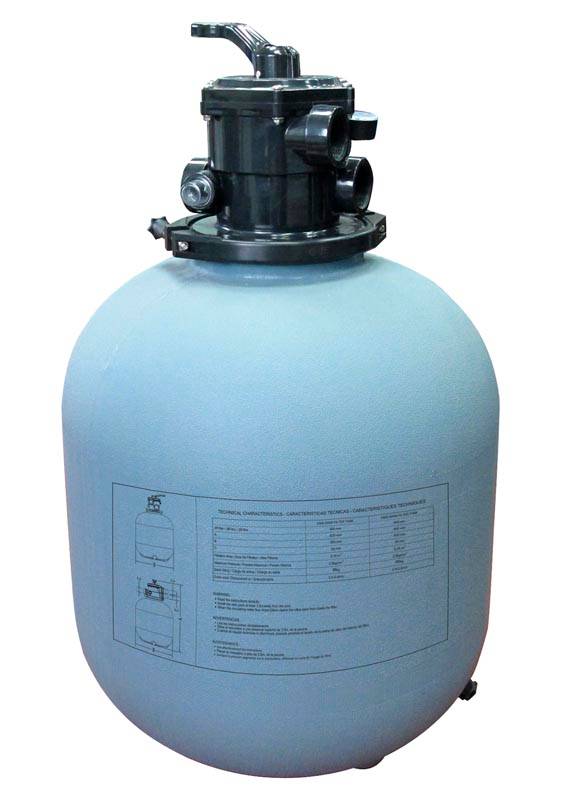 Gre Pools - Filtre indépendant cuve Ø 600 mm sans pompe gris pour piscines démontables Gre Pools