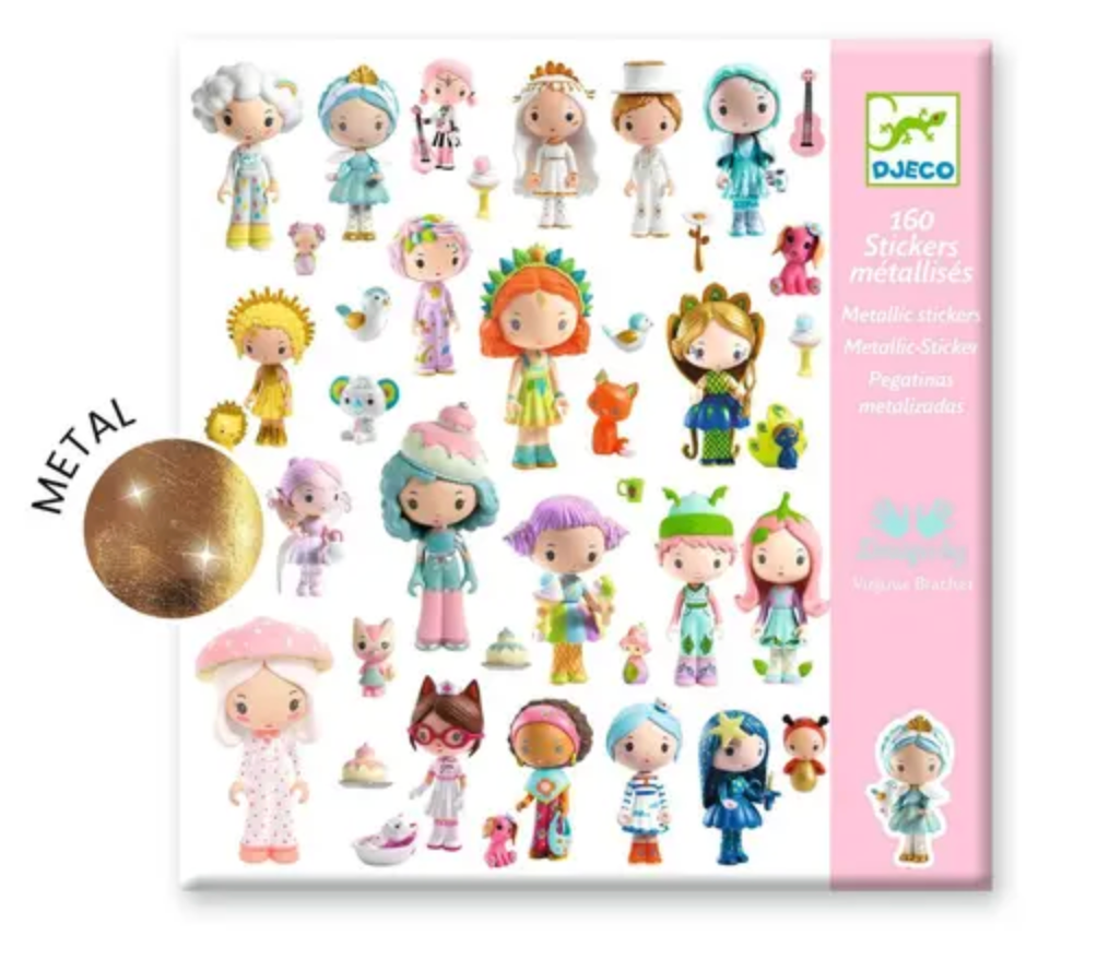 Stickers metalises - Le petit monde des Tinyly - Djeco