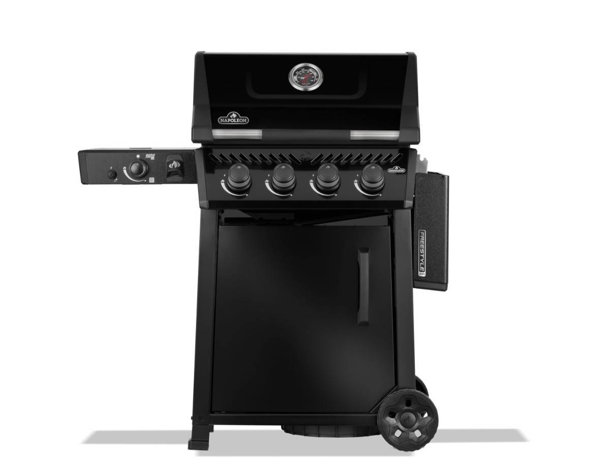 Napoleon - Barbecue gaz Freestyle 425 noir PRO 4 brûleurs + 1 sizzle zone + Plateau charbon - Napoléon - Image 8