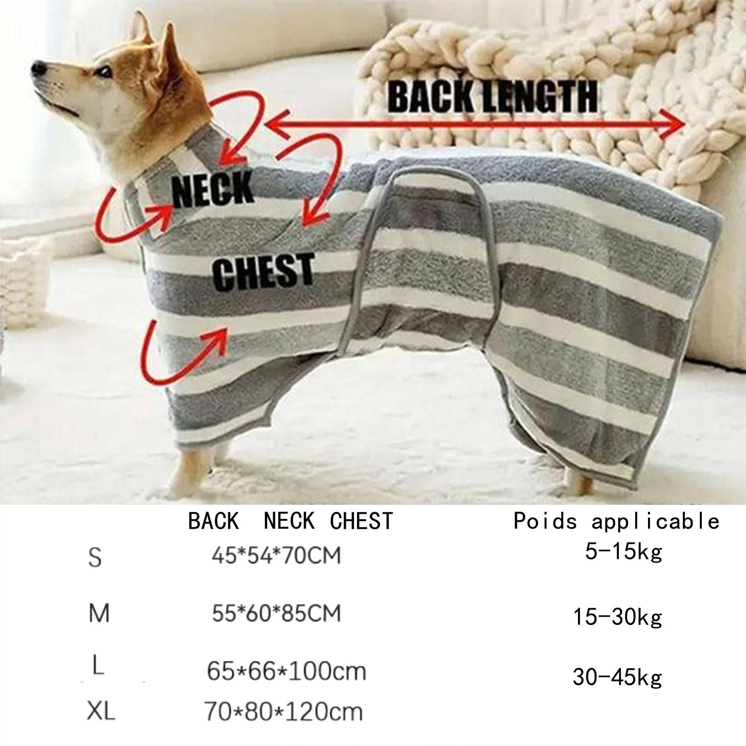 DtopbuyAge - Peignoir de Bain Canin - Microfibre Absorbante L DtopbuyAge - Image 5