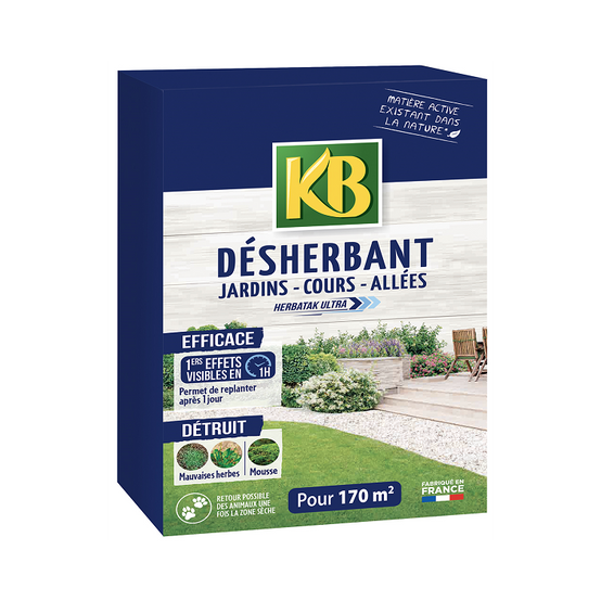 KB Désherbant Concentré Jardin Cours Allées 400 ML (KDESA40N)