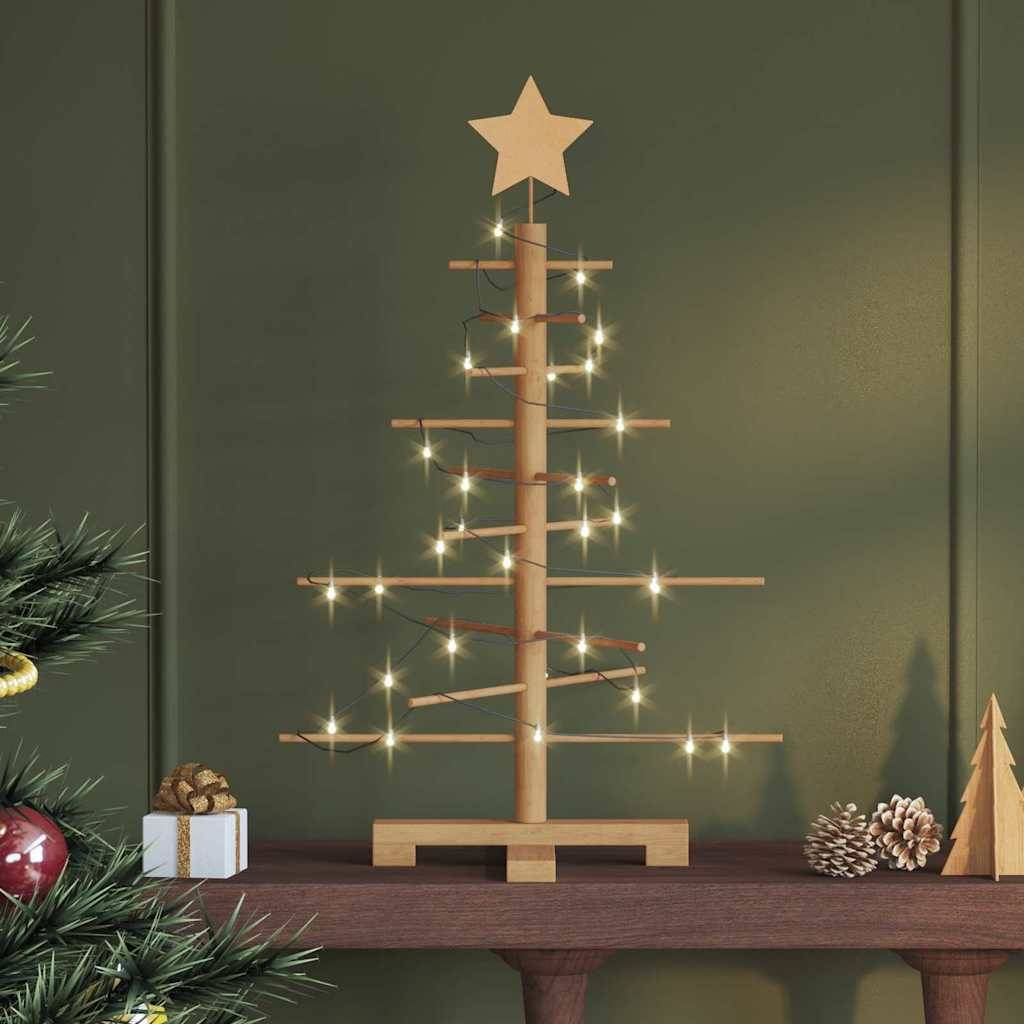 ComfortXL - Sapin de Noël design en bambou pour intérieur et extérieur Marron 75 cm – ComfortXL Outdoor Living