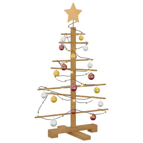 ComfortXL - Sapin de Noël design en bambou pour intérieur et extérieur Marron 75 cm – ComfortXL Outdoor Living - Image 3