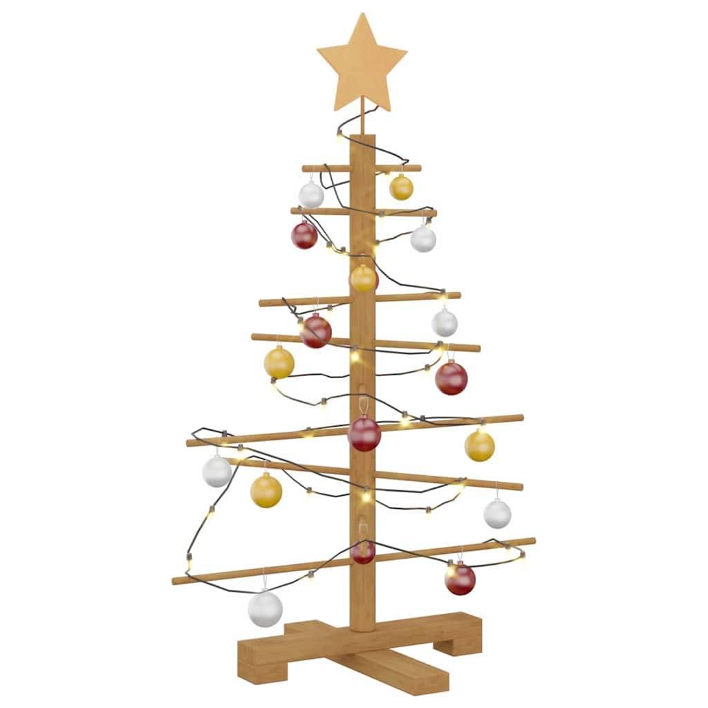 ComfortXL - Sapin de Noël design en bambou pour intérieur et extérieur Marron 75 cm – ComfortXL Outdoor Living - Image 3
