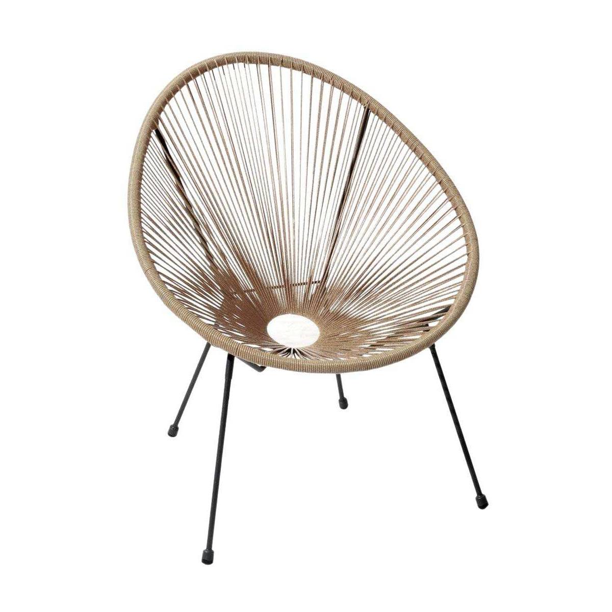 Alize - Fauteuil de jardin en acier et assise en fil de résine Rio - Imagen 1
