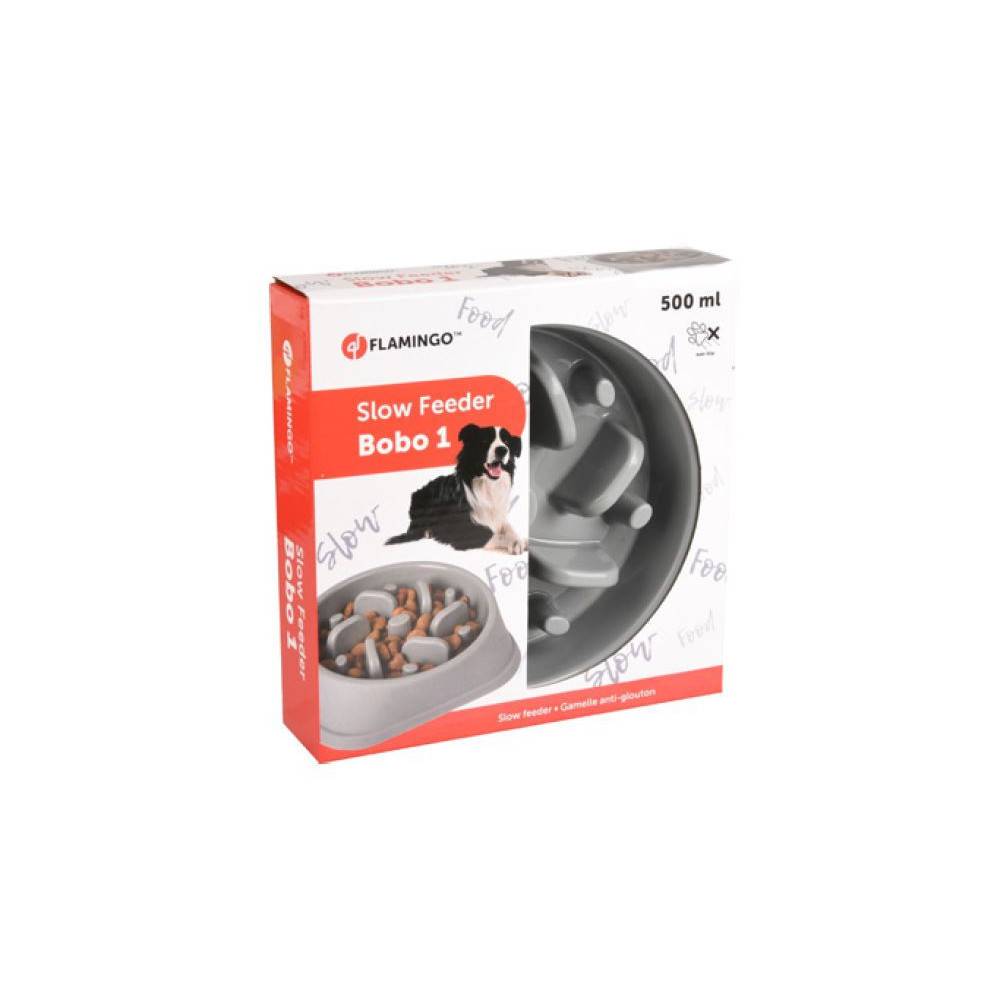 Gamelle BOBO 1 anti glouton grise  500 ML ø 17 cm pour chien - Imagen 2