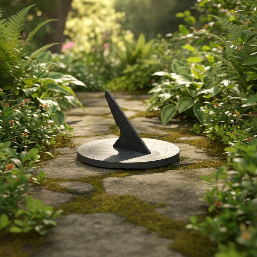 Esschert Design - Cadran solaire à poser en schiste - Imagen 2