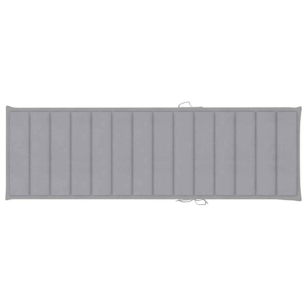 Bain de soleil - Transat - Chaise longue avec table et coussin Pin imprégné - MEUBLE PRO - Image 6