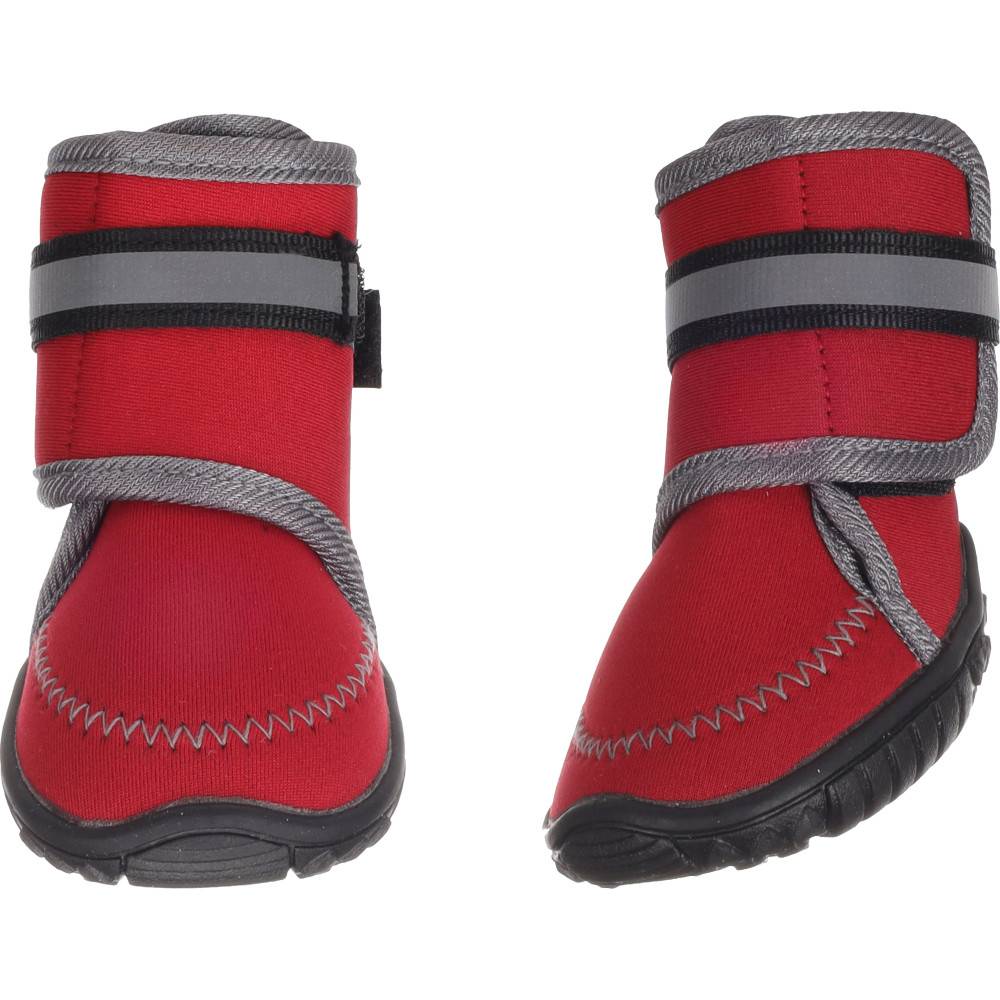 Chaussures Kajan Rouge M 8.1 x 6.2 cm. 2 pièces pour chien - Image 1