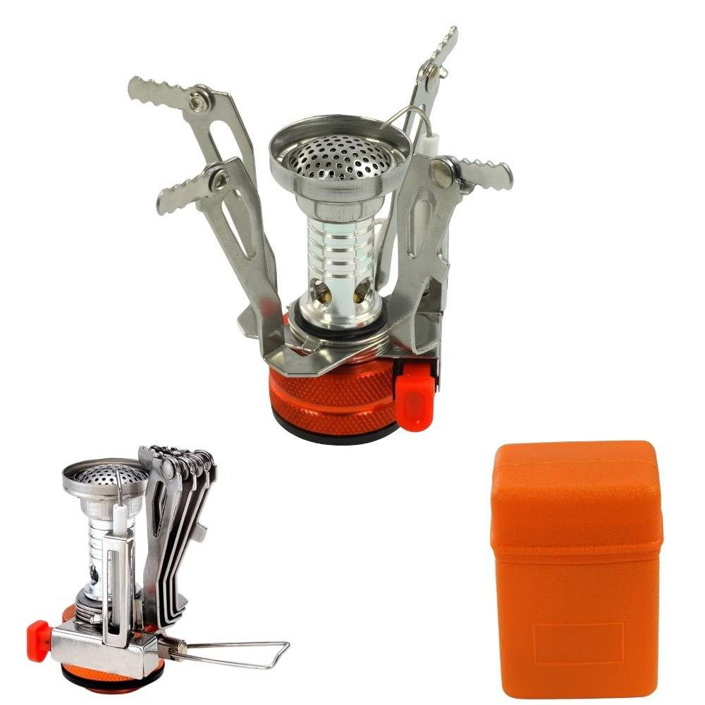 Brûleur pliable, support de cartouche et pare-vent pliables Trailgaz Ultra pour camping et randonnée - Image 2