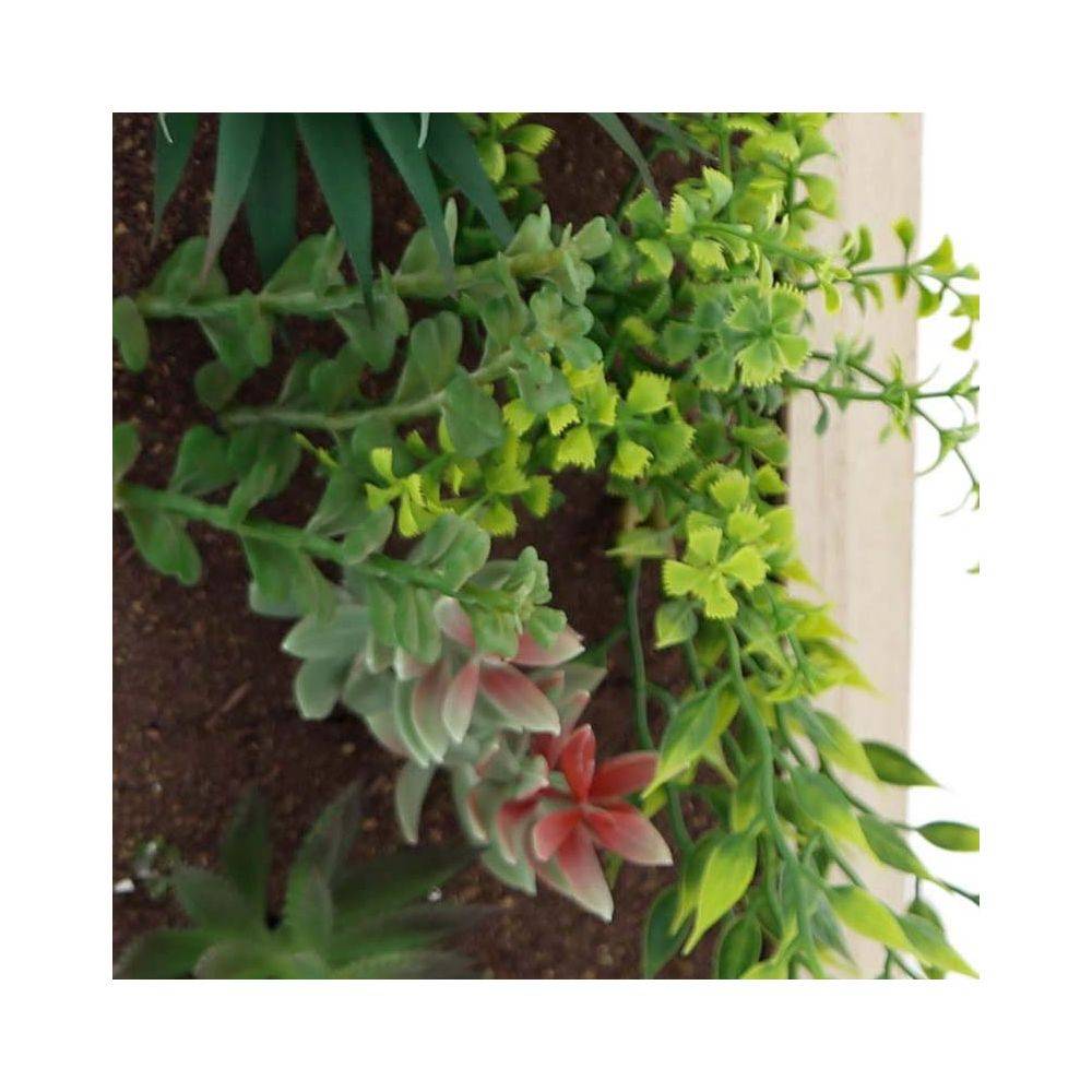 Sil - Cadre mural avec plante succulente artificielle 20 x 30 cm - Imagen 4
