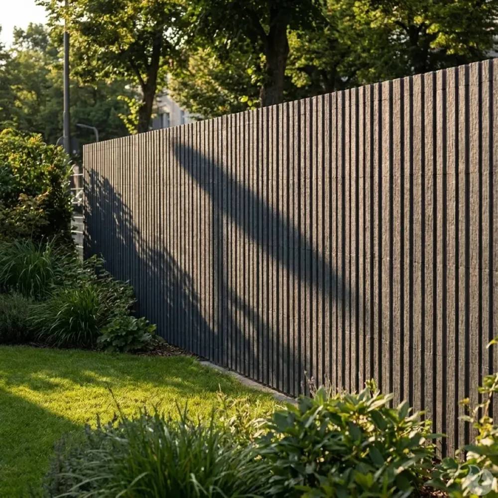 Canisse PVC double face grise 1,5 × 3 m avec kit de fixation - Image 2