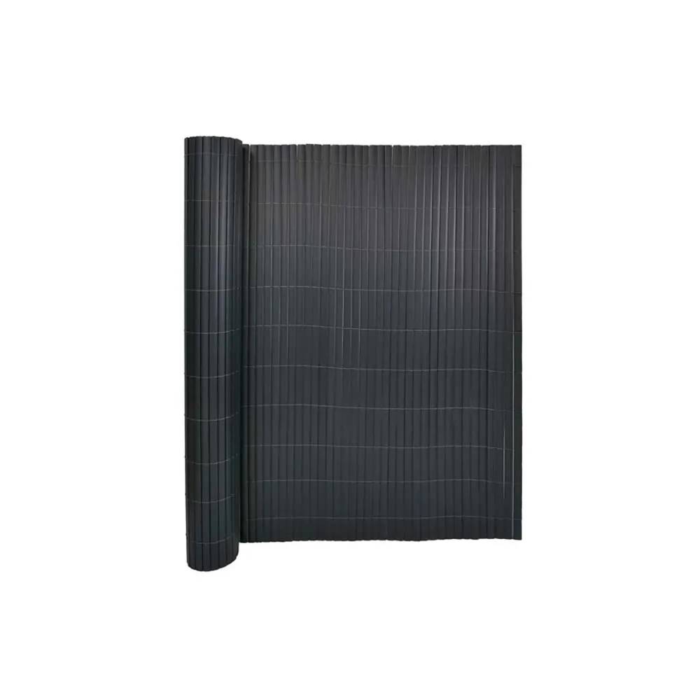 Canisse PVC double face grise 1,5 × 3 m avec kit de fixation - Image 3
