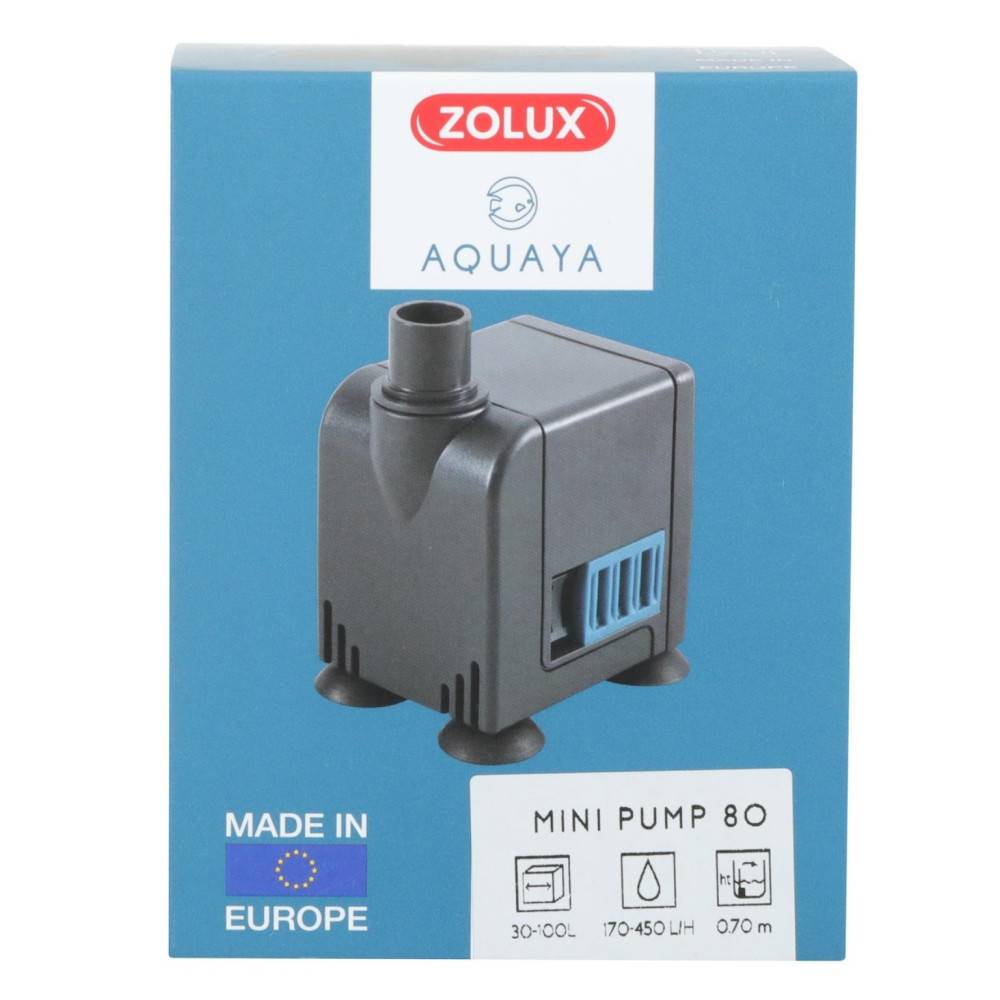 Zolux - Mini bomba 80 de circulación- para acuario de 60 a 80 Litros - Imagen 2