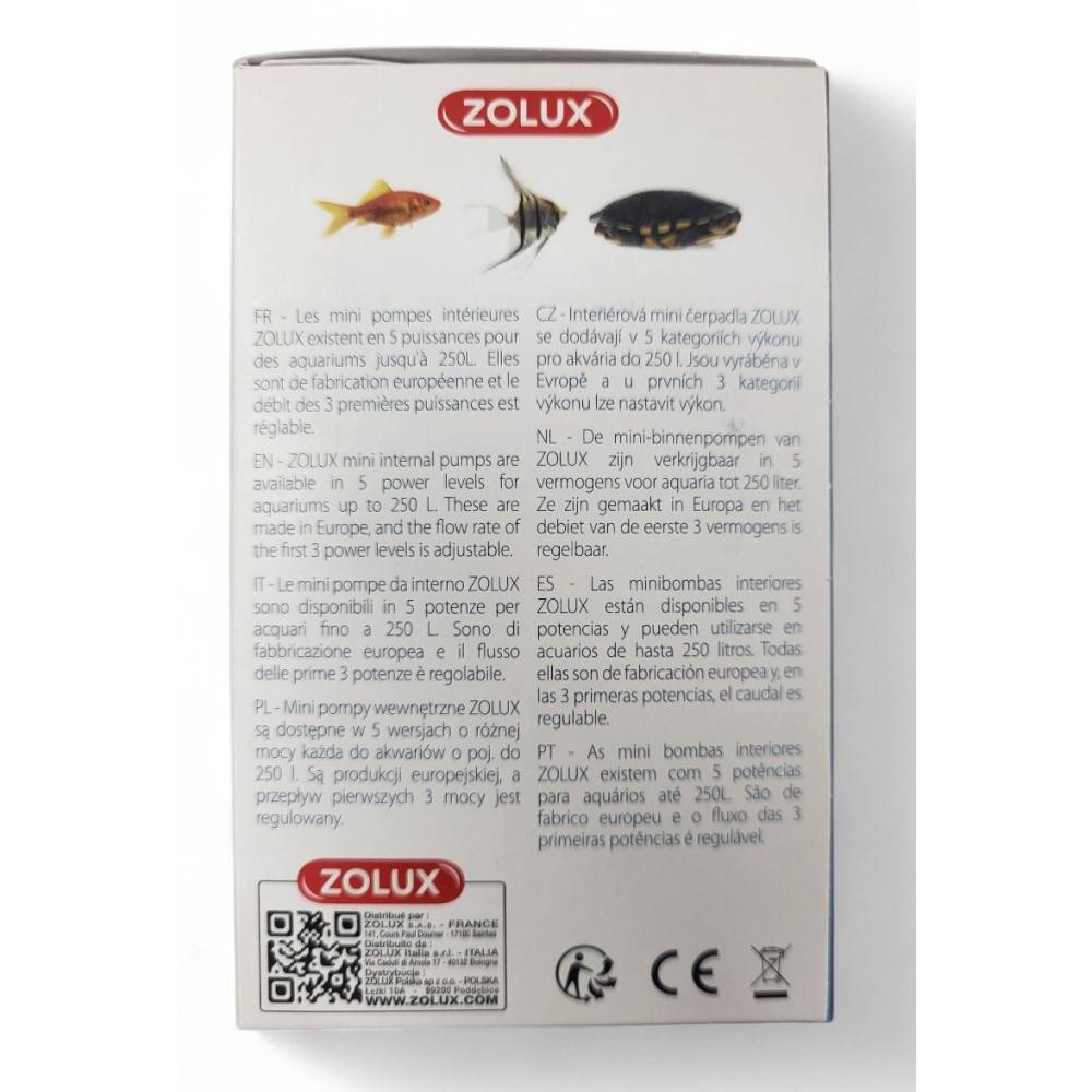 Zolux - Mini bomba 80 de circulación- para acuario de 60 a 80 Litros - Imagen 3
