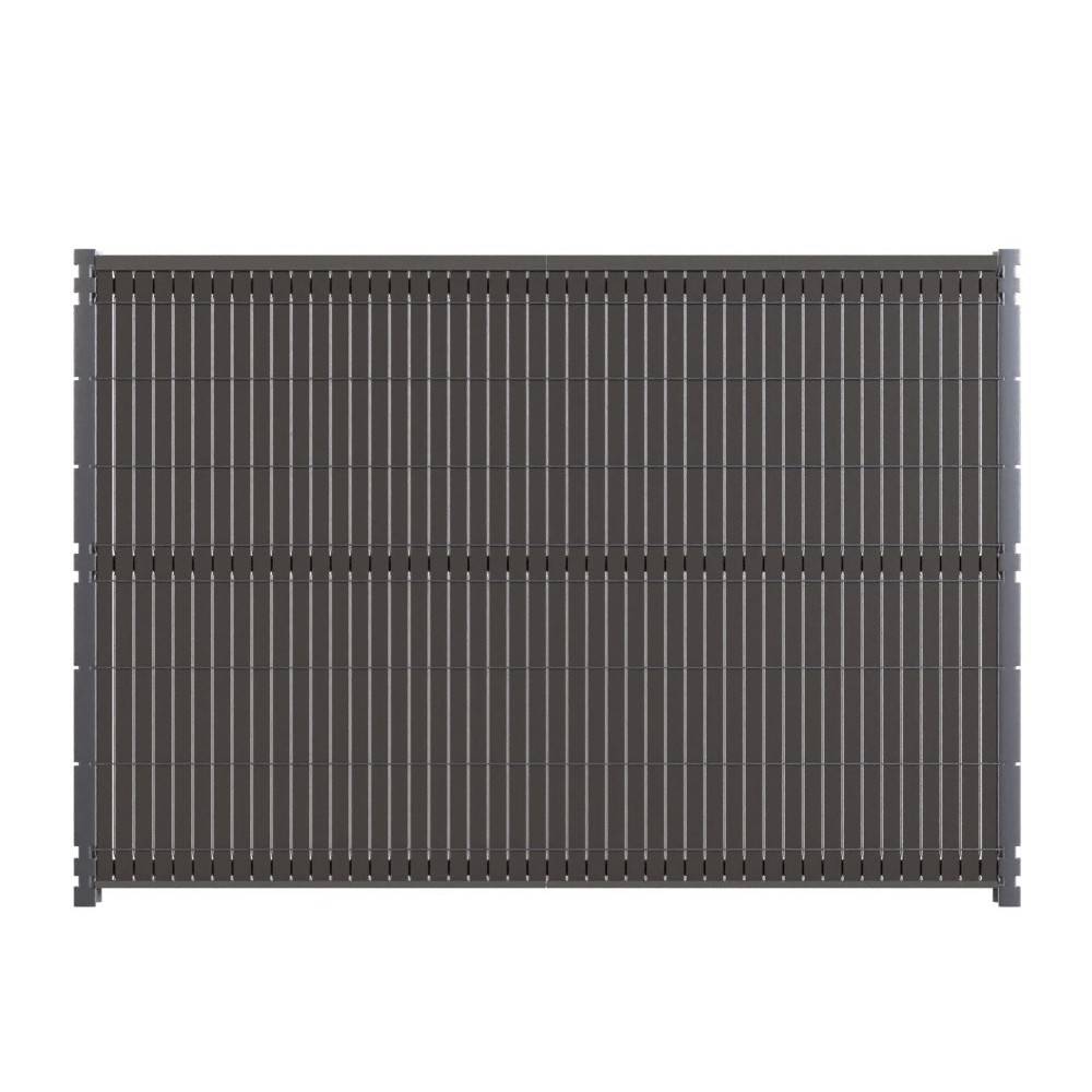 Decklinea - Kit Occultation Composite - L2,5 x H1,73m - Gris Anthracite - Haute Resistance - Occultant Pour Grillage Rigide - Imagen 3