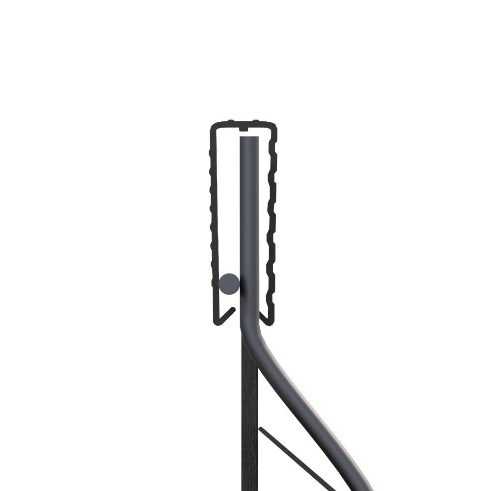 Decklinea - Kit Occultation Composite - L2,5 x H1,73m - Gris Anthracite - Haute Resistance - Occultant Pour Grillage Rigide - Imagen 6