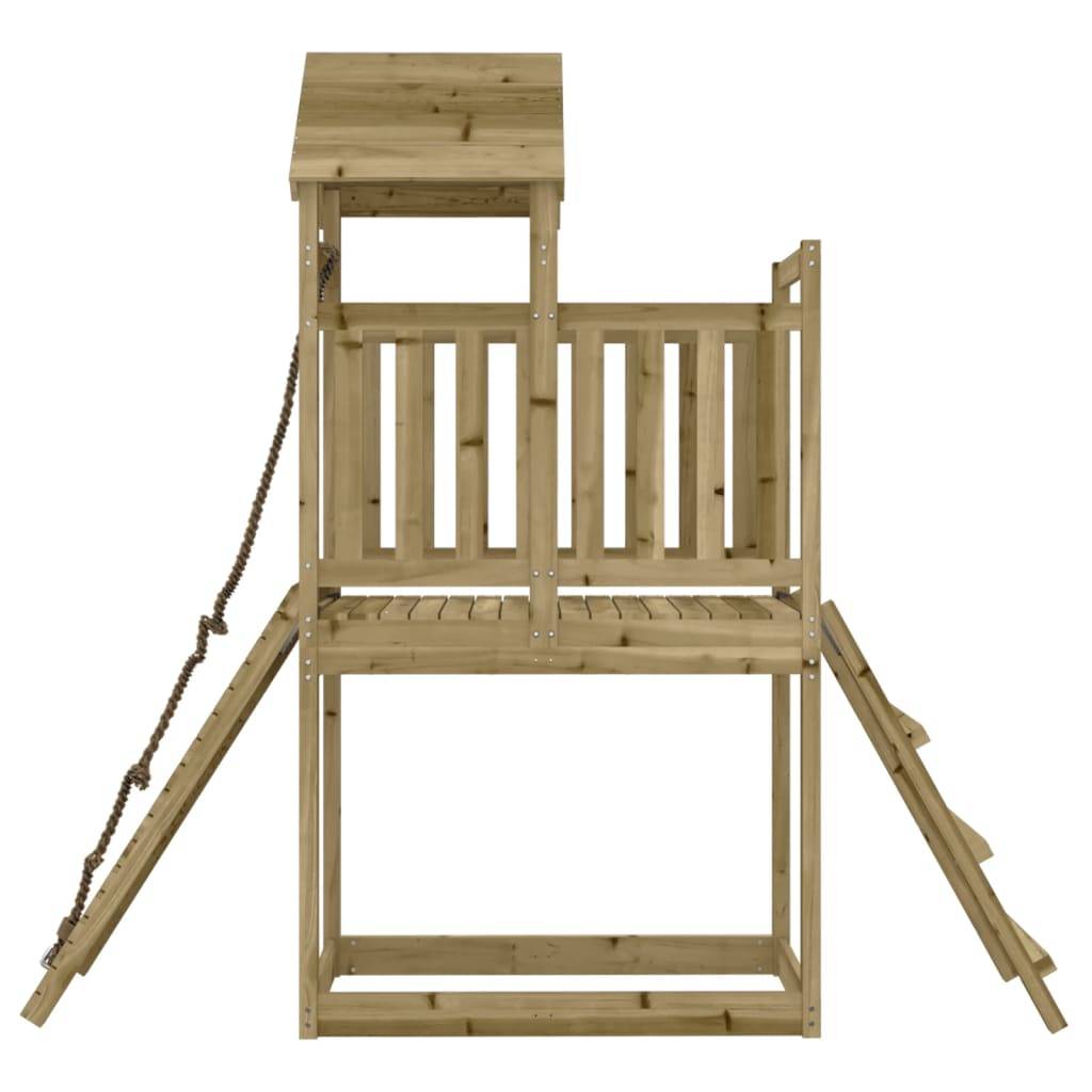 Helloshop26 - Maisonnette de jeu avec mur d'escalade 229 x 64 x 214 cm bois de pin imprégné - Imagen 5