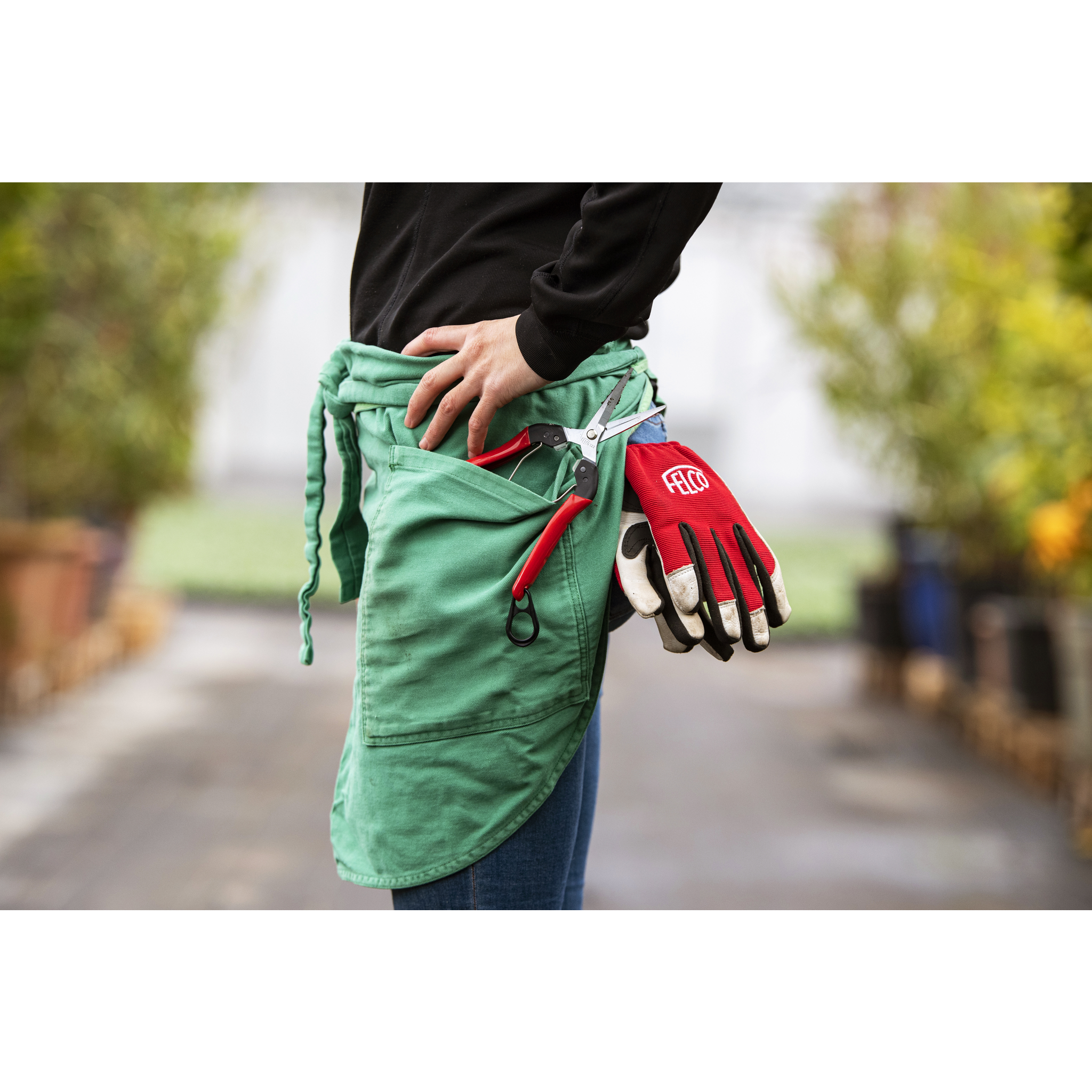 Felco - FELCO Tijeras de podar Epinette n° 321 (Para frutas, flores y verduras, compactas, mangos de acero, hoja recta, diestros y zurdos, 177 mm) FELCO 321 - Imagen 2