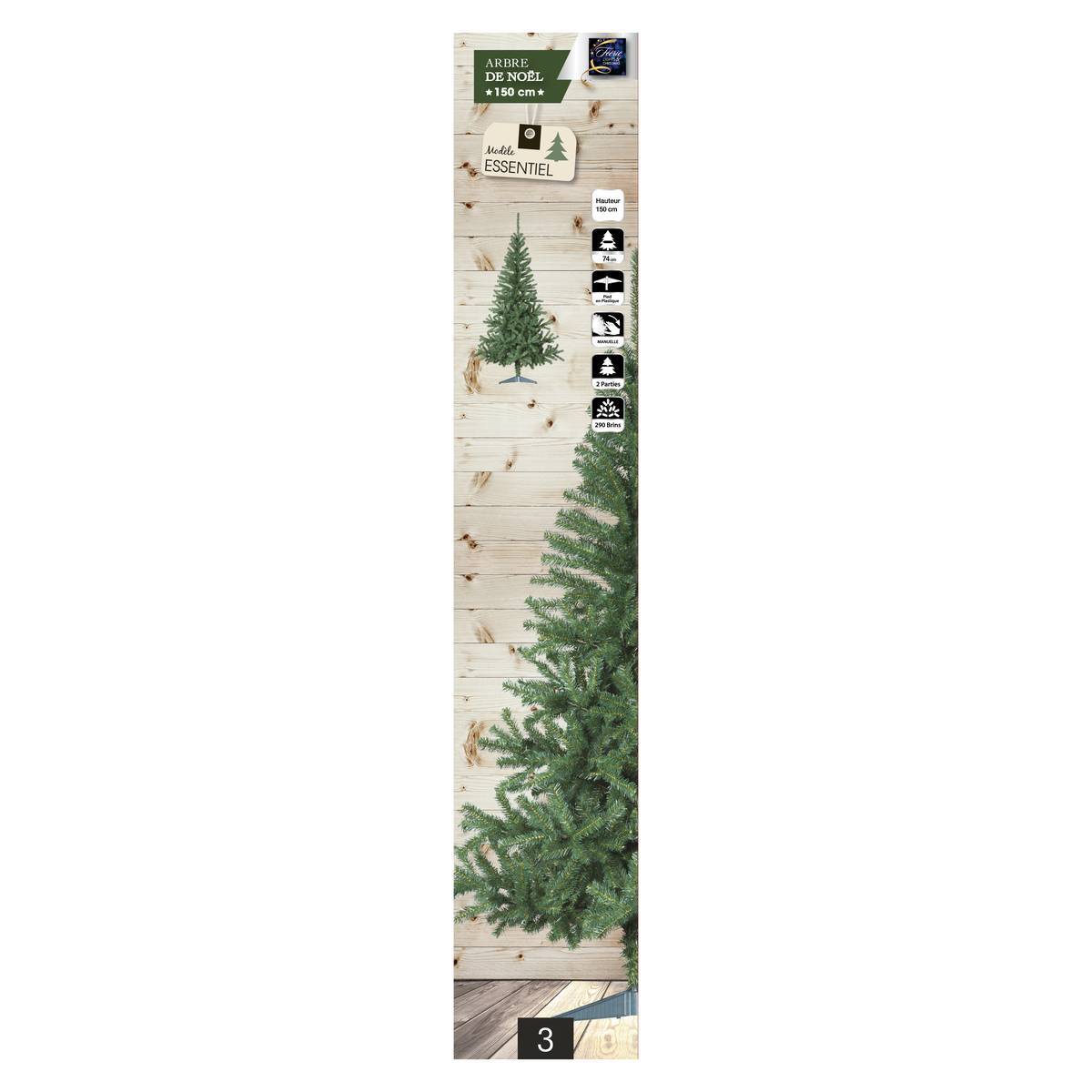 Sapin Essentiel 150cm vert FEERIC LIGHTS & CHRISTMAS - Image 2