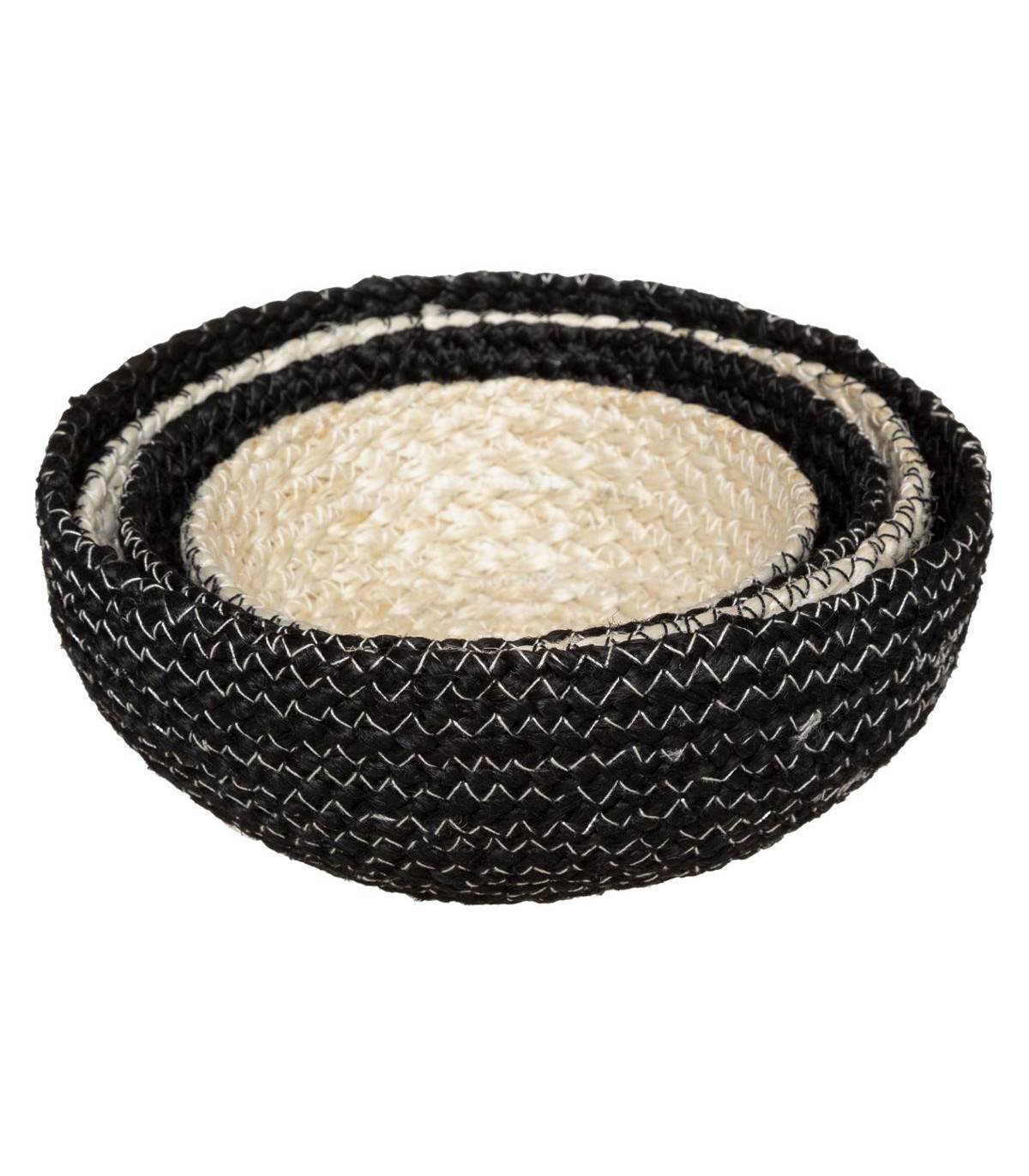 Lot de 4 Coupelles décoratives en Jute - Imagen 2