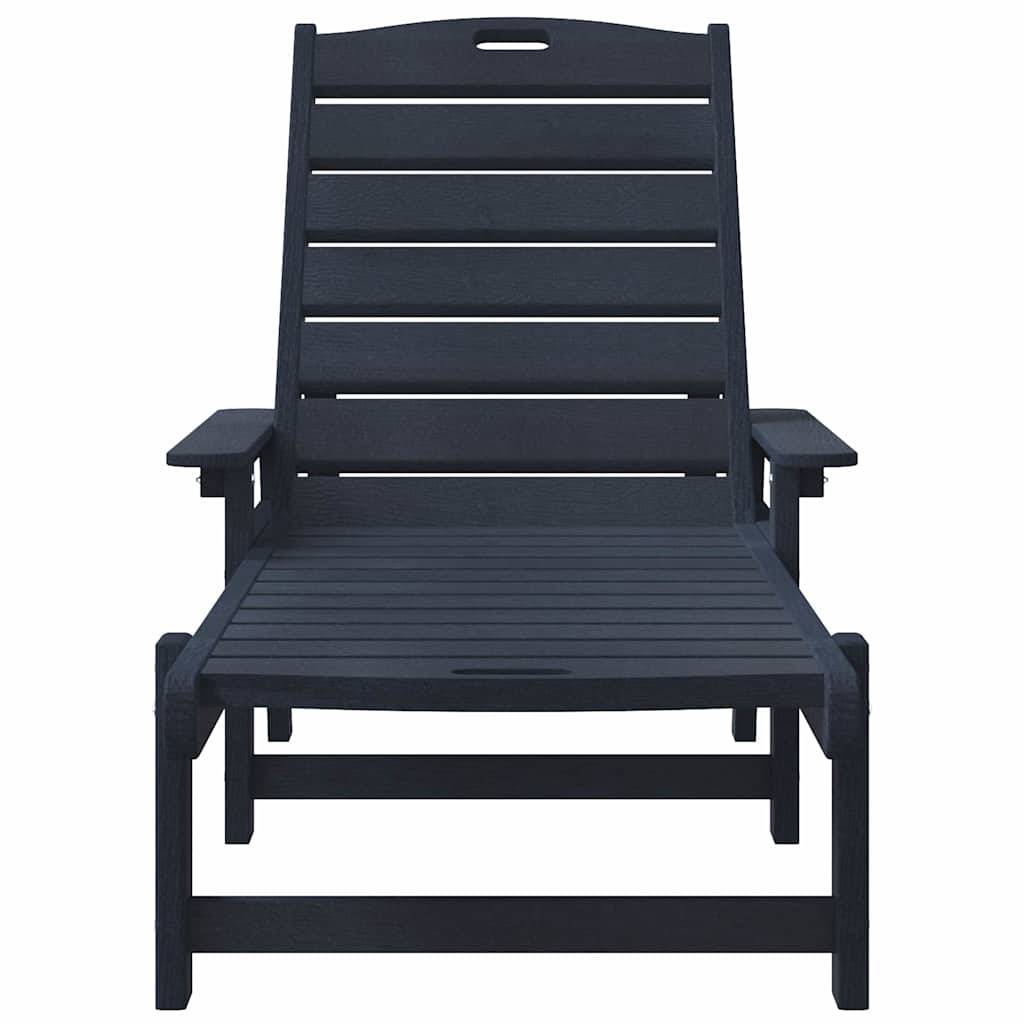 Vidaxl - Transat 2 pc Polyéthylène Bleu marine vidaXL 3335851 - Image 5