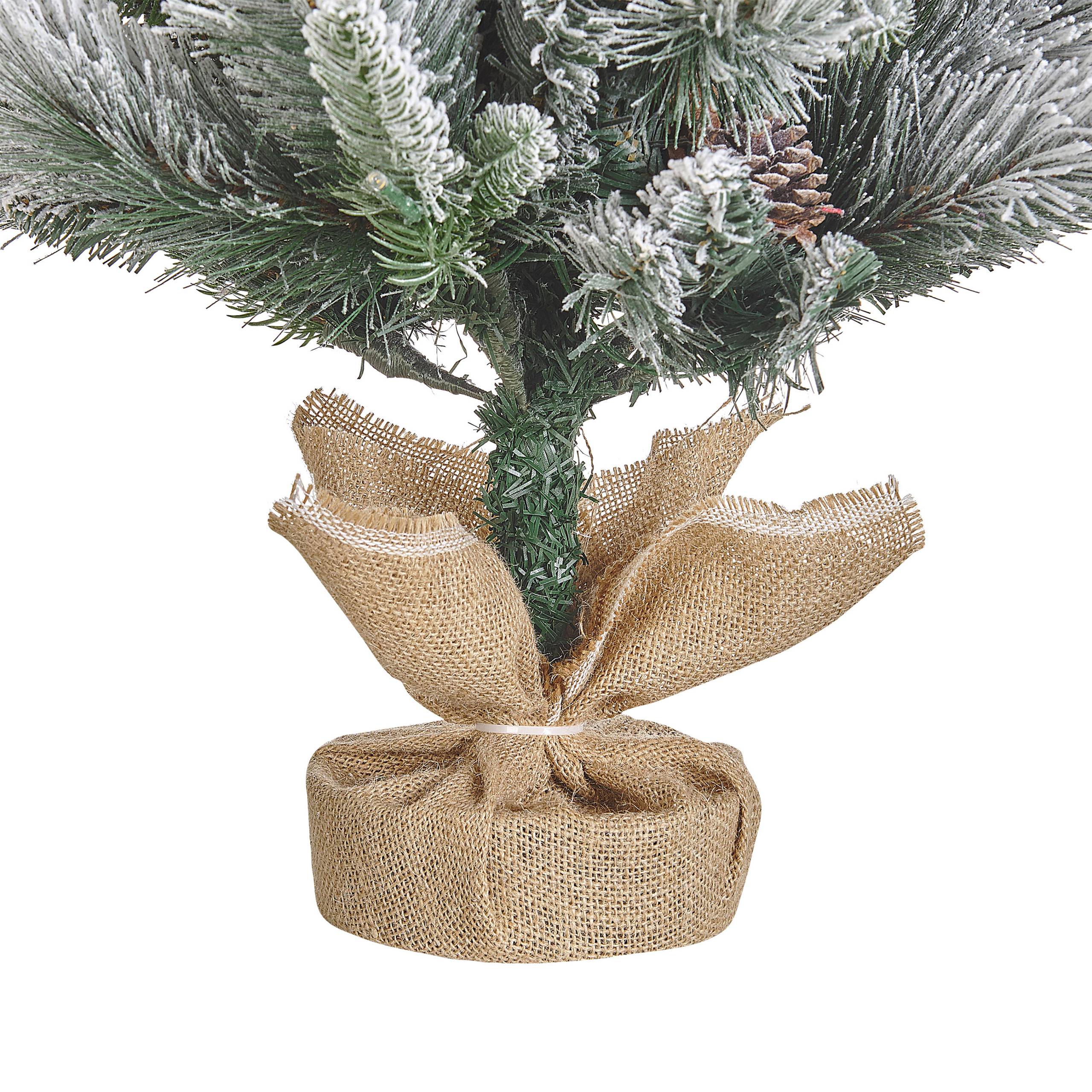 Beliani - Sapin de Noël Matière synthétique Blanc MALIGNE - Beliani - Imagen 5