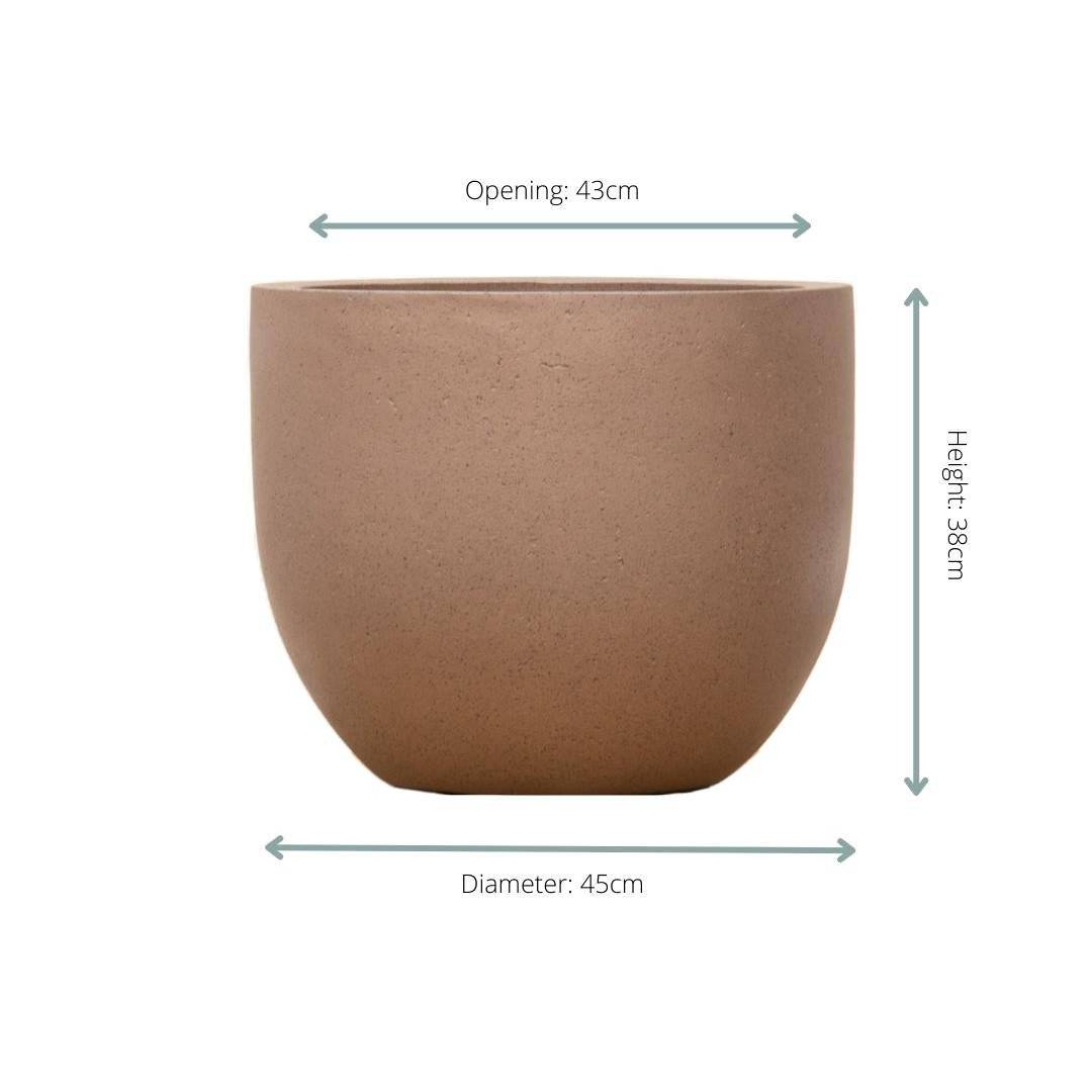 Pot New Egg Bronze 45 cm- La Green Touch - Imagen 2