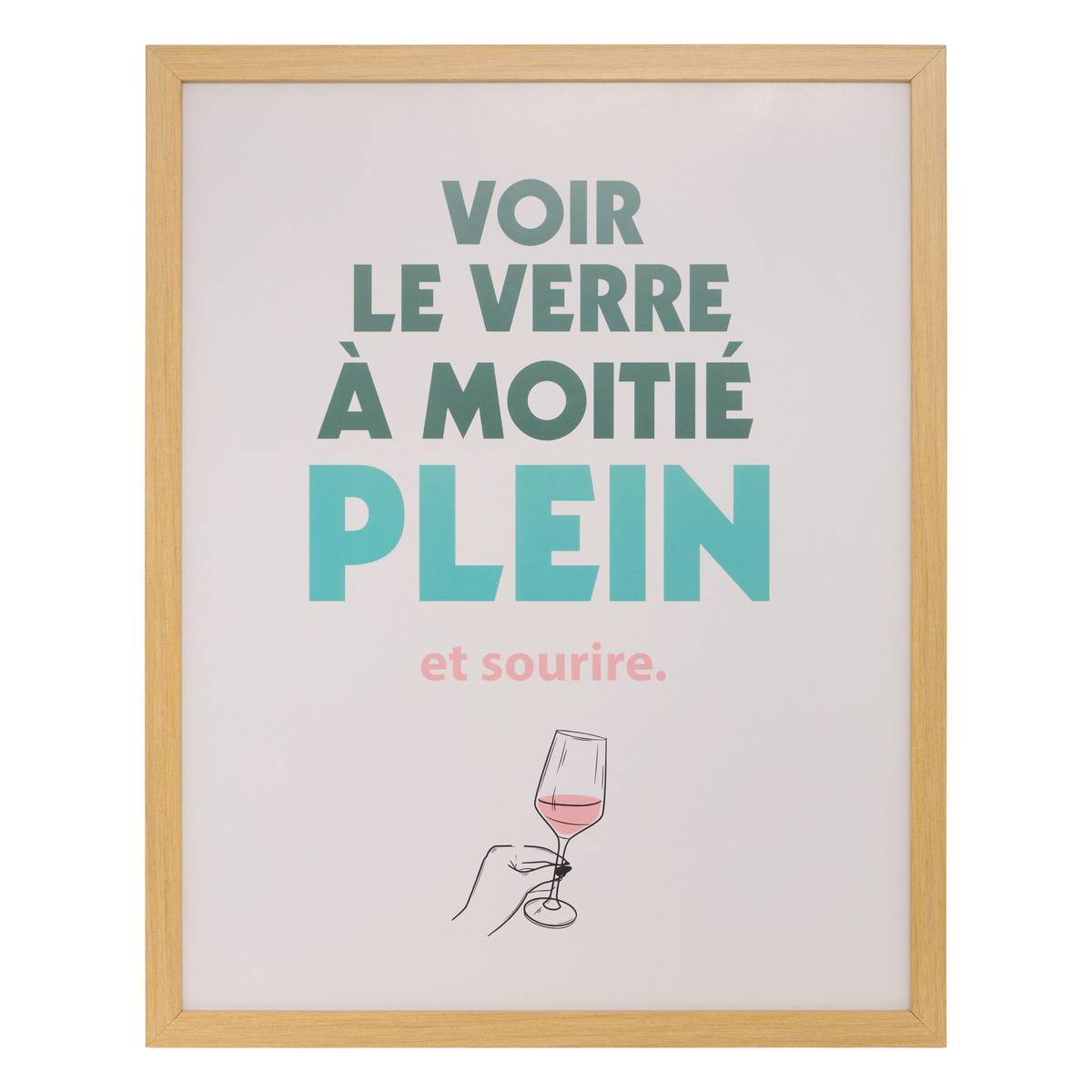 Atmosphera - Affiche encadrée Aria 40x50cm - Atmosphera Créateur d'intérieur