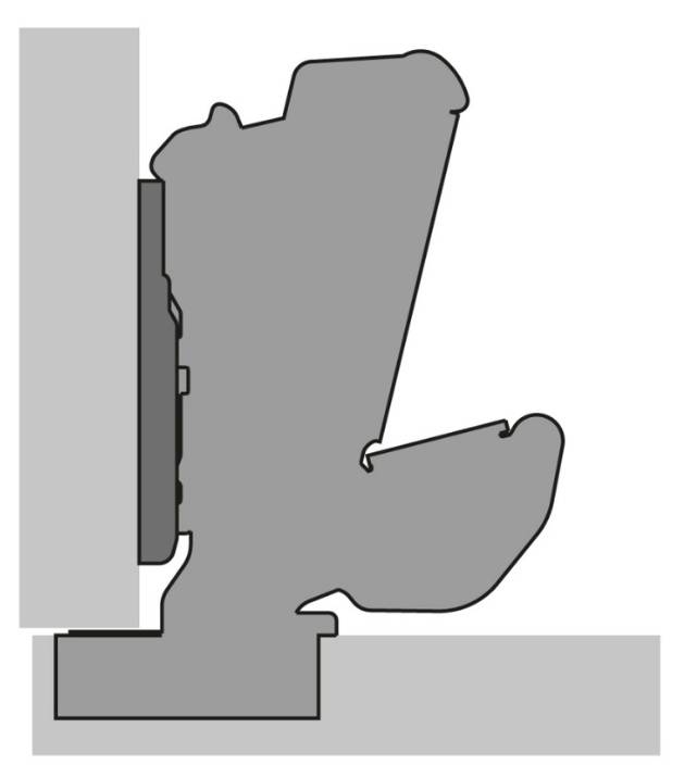 Charnière HETTICH Sensys 8657i - Base 12,5 mm TH 52 - À visser - 9099540 - Image 3