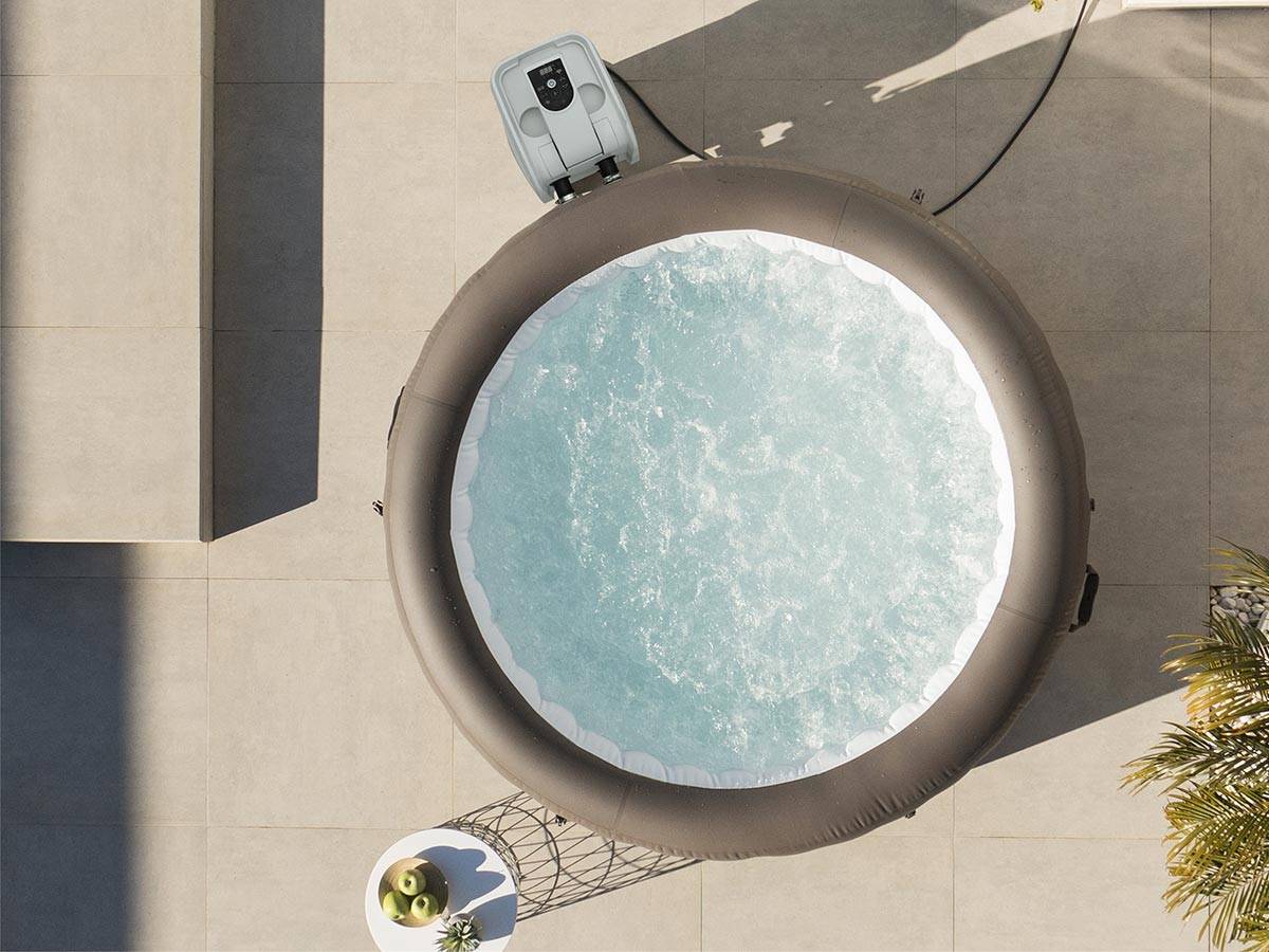 Bestway - Spa gonflable Lay-Z-Spa Dominica rond Hydrojet 4/6 places - Bestway - Imagen 3