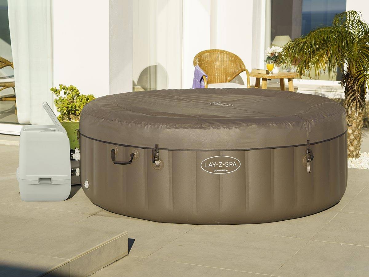 Bestway - Spa gonflable Lay-Z-Spa Dominica rond Hydrojet 4/6 places - Bestway - Imagen 5