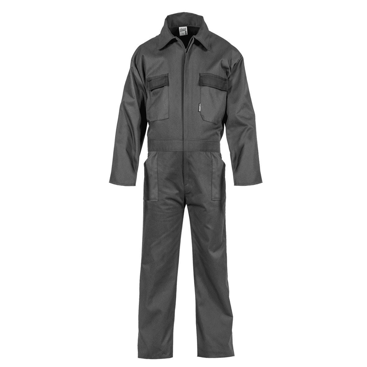 Combinaison de Travail 5 poches Taille XXL Gris/Noir Polyester/Coton VITO - Imagen 1